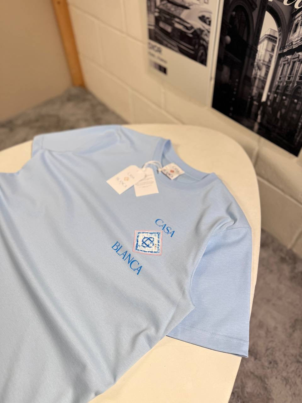 CASA T SHIRT BABY BLUE