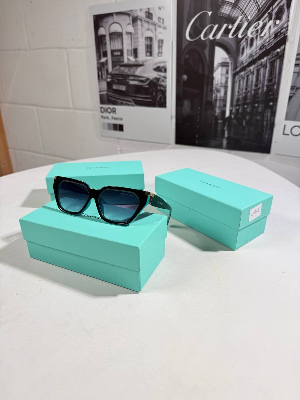 TIFFY SUNGLASSES WOMEN BLUE LENSE