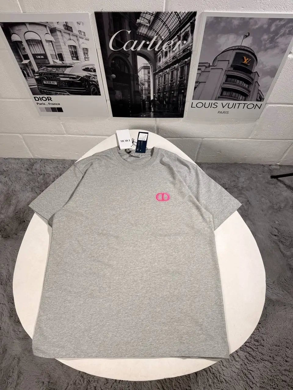 CD TSHIRT GREY Stock supplier