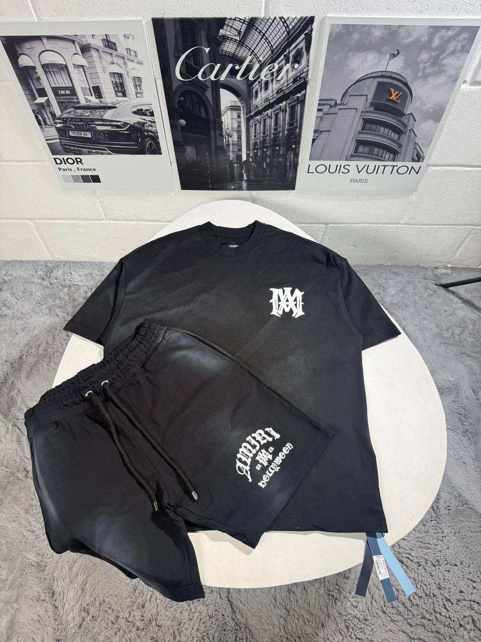 MIRI SHORT SET BLACK by Stock supplier