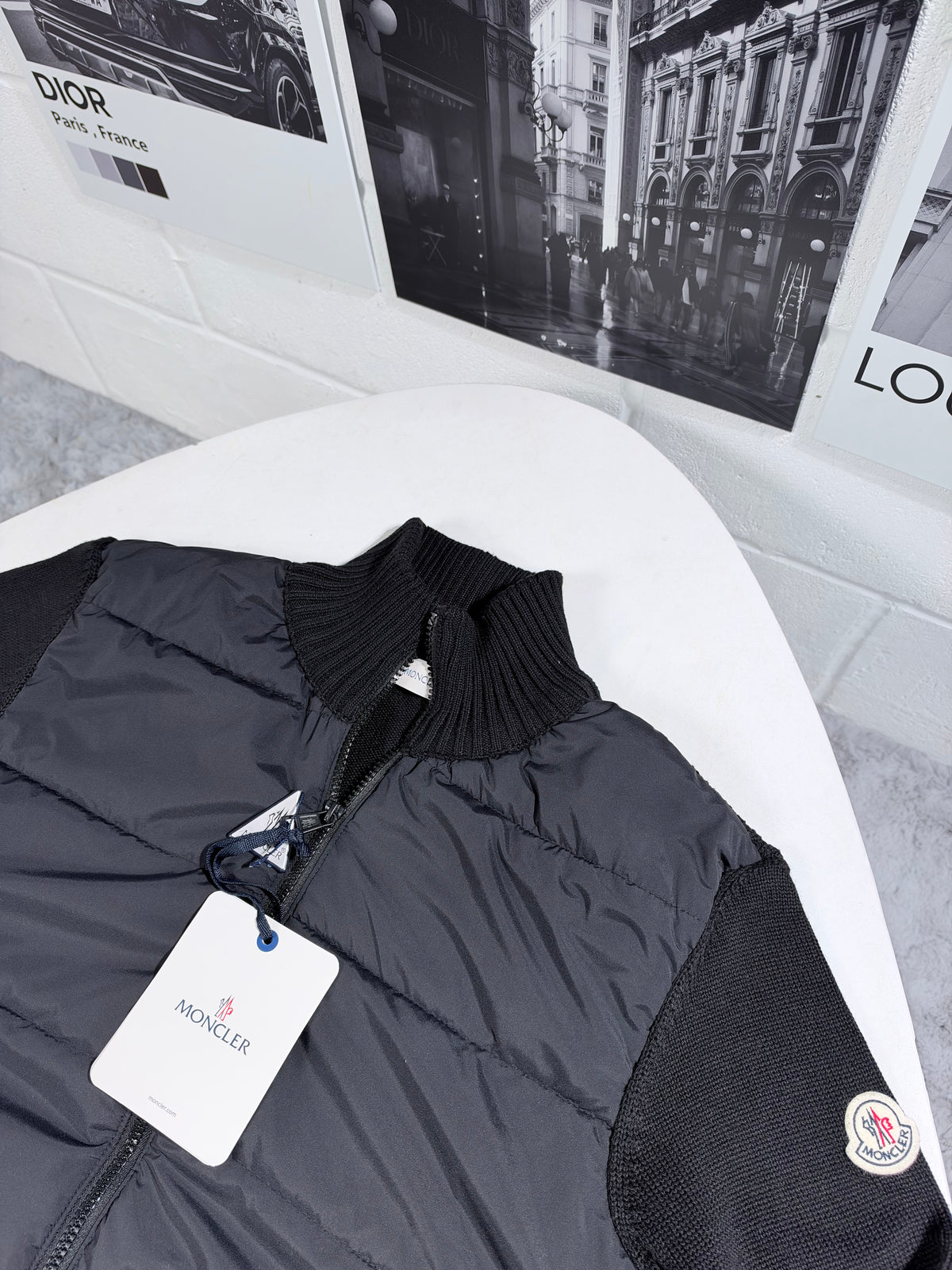 MNCLR WHOOL ZIP UP CARDIGAN