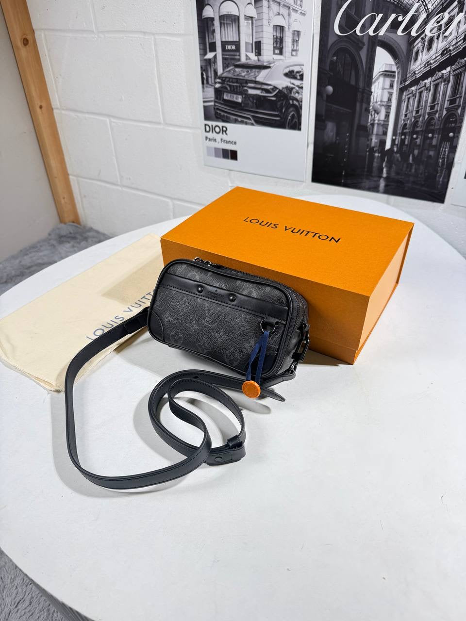 LVE ALPHA MONOGRAM BAG