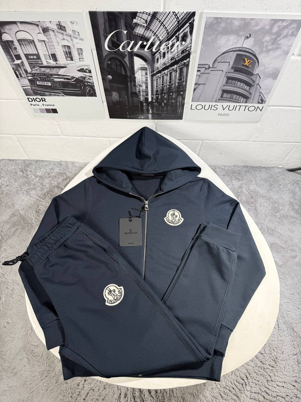 MNCLR SKETCHED LOGO TRACKSUIT NAVY