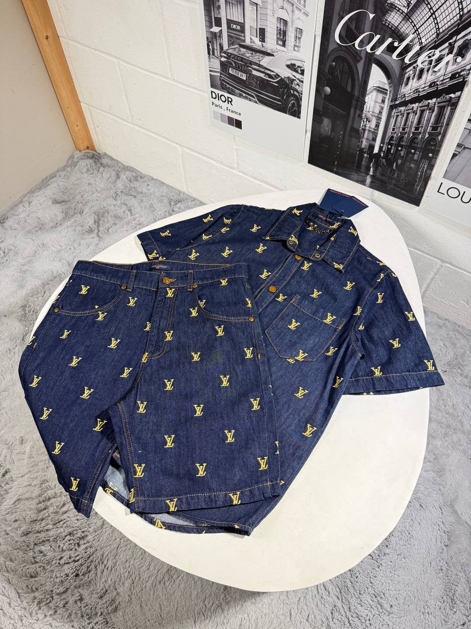 LVE DENIM SHORTSETS MENS