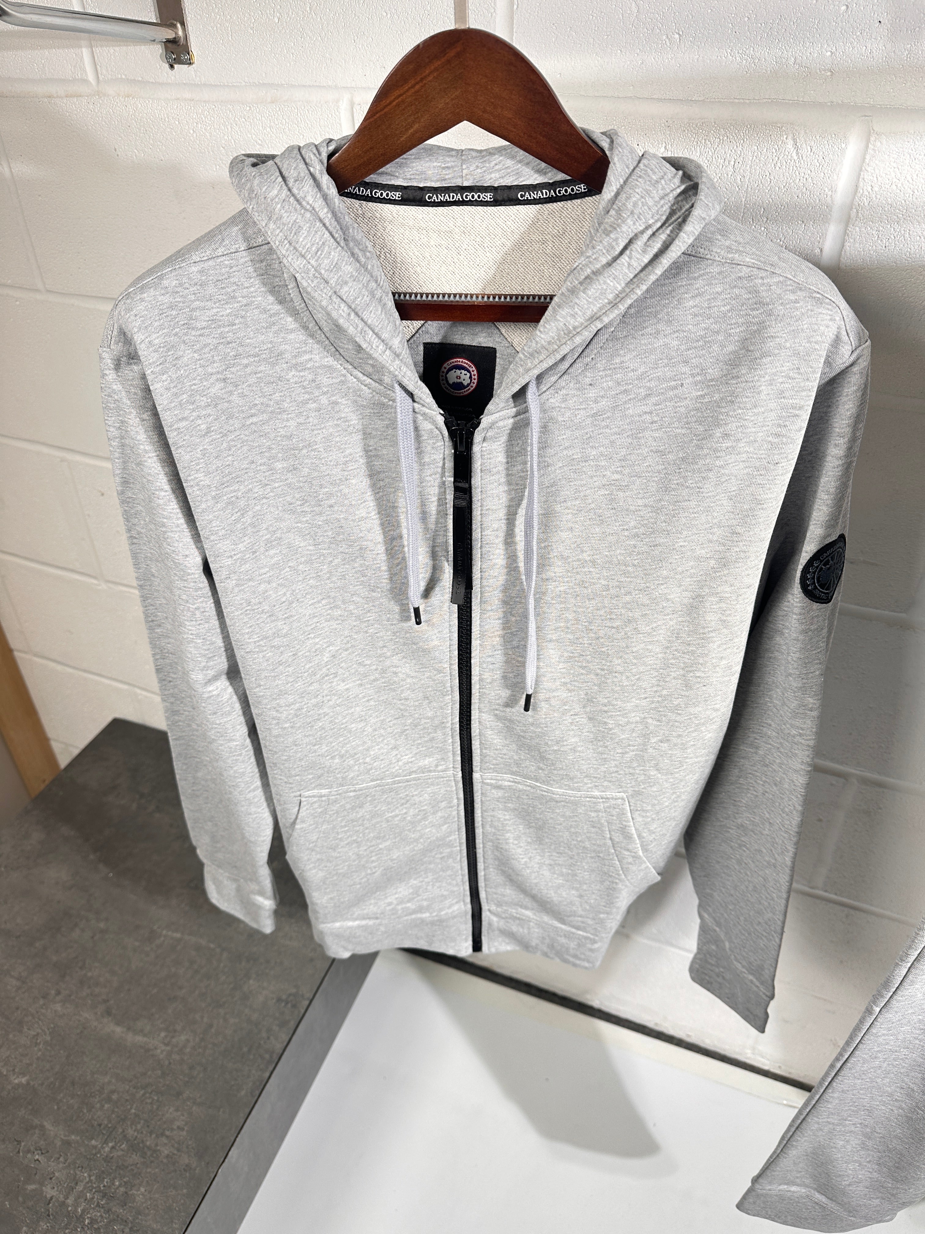 Canada goose black badge tracksuit grey