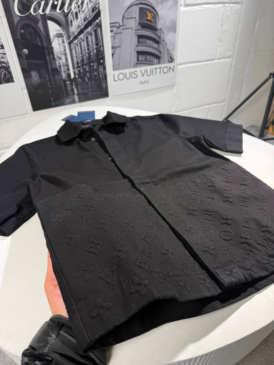 LVE DENIM MONOGRAM TRACKSUIT