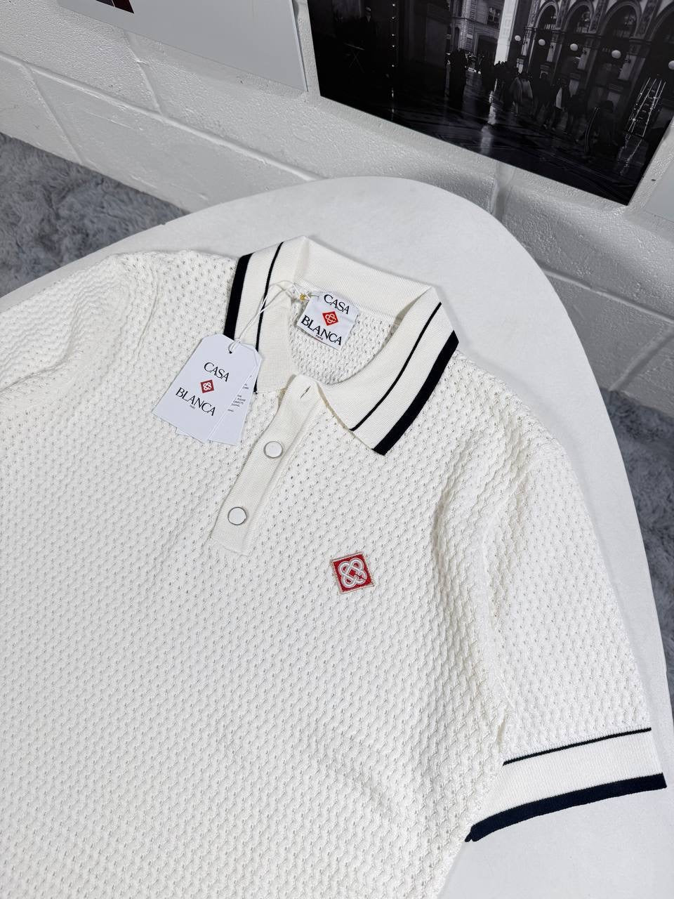 CASA KNITTED POLO