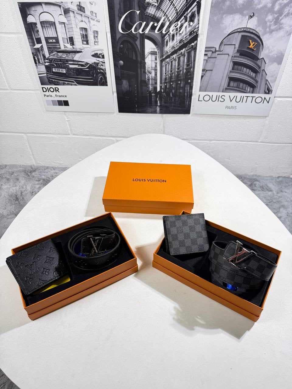 LVE WALLET & BELT GIFT SET