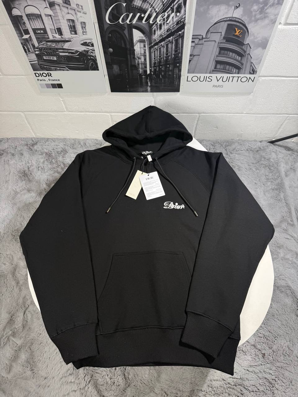 IOR CARD HOODIE BLACK