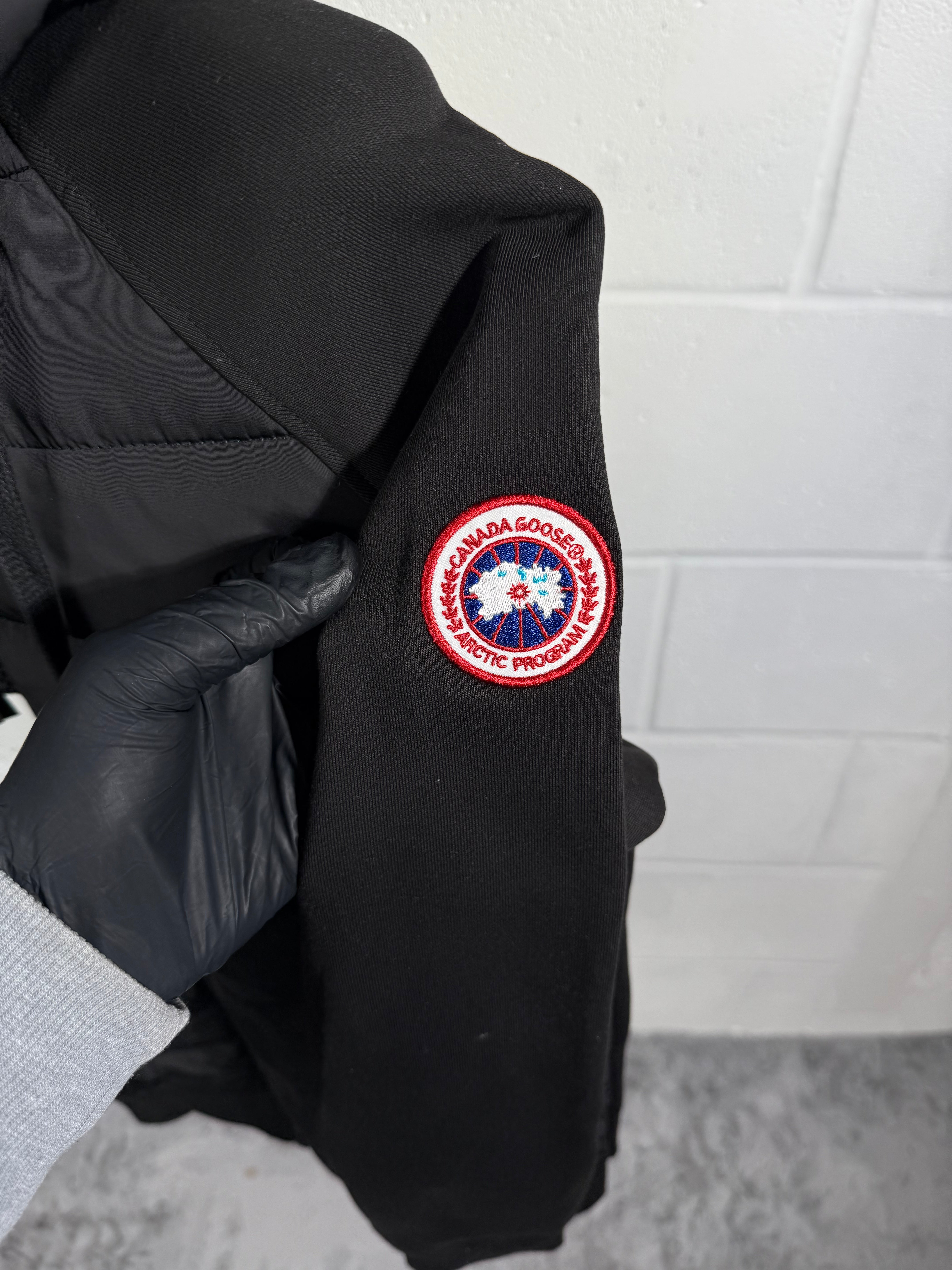 Canada goose paded hoodie black