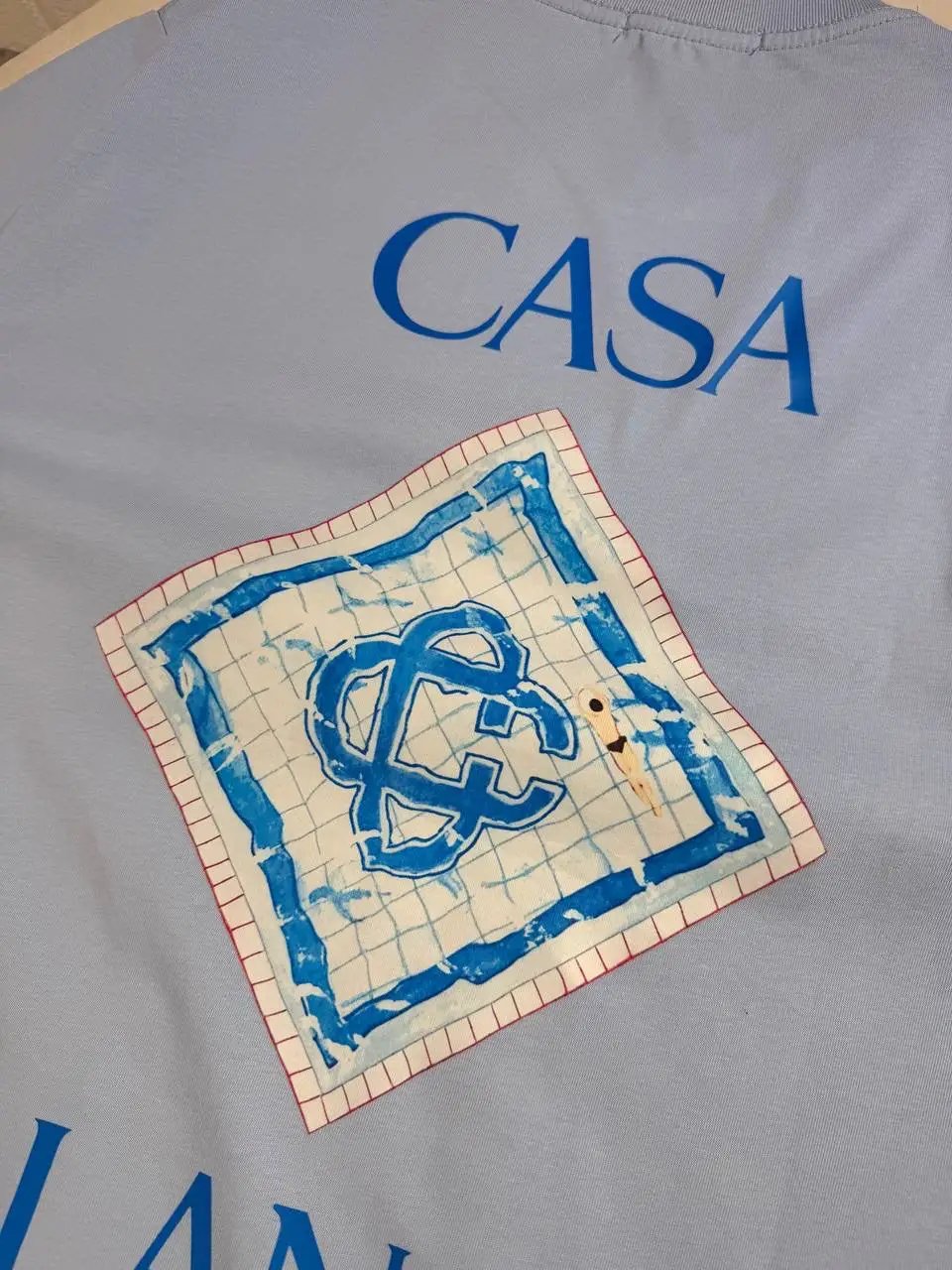 CASA TSHIRT BLUE Stock supplier