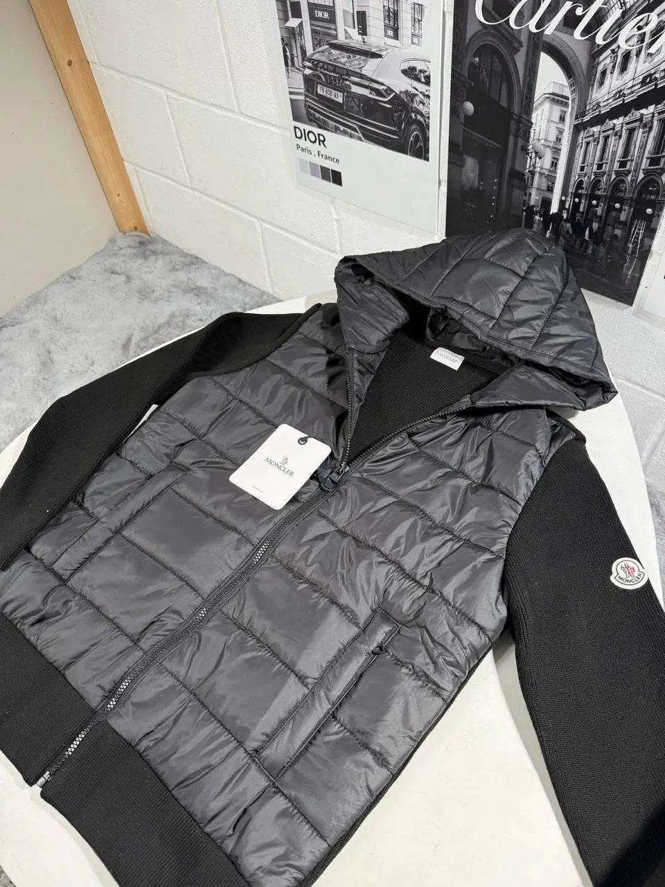 MNCLR PADDED HOODED CARDIGAN by Stock supplier