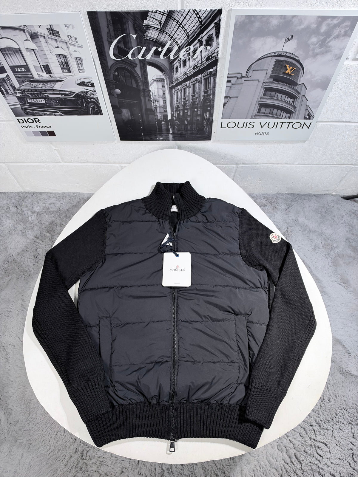 MNCLR WHOOL ZIP UP CARDIGAN
