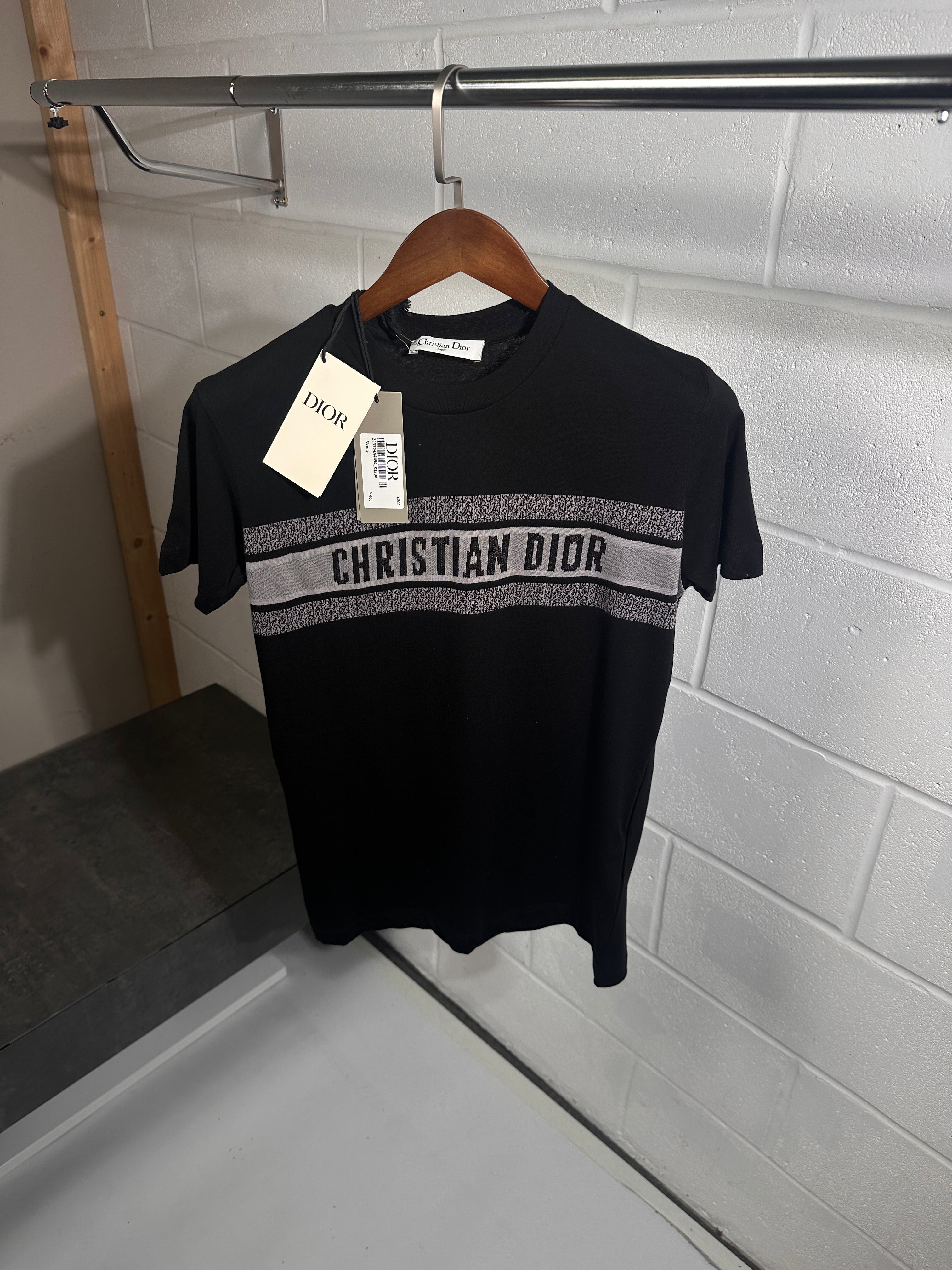 Christian Dior ladies tee black