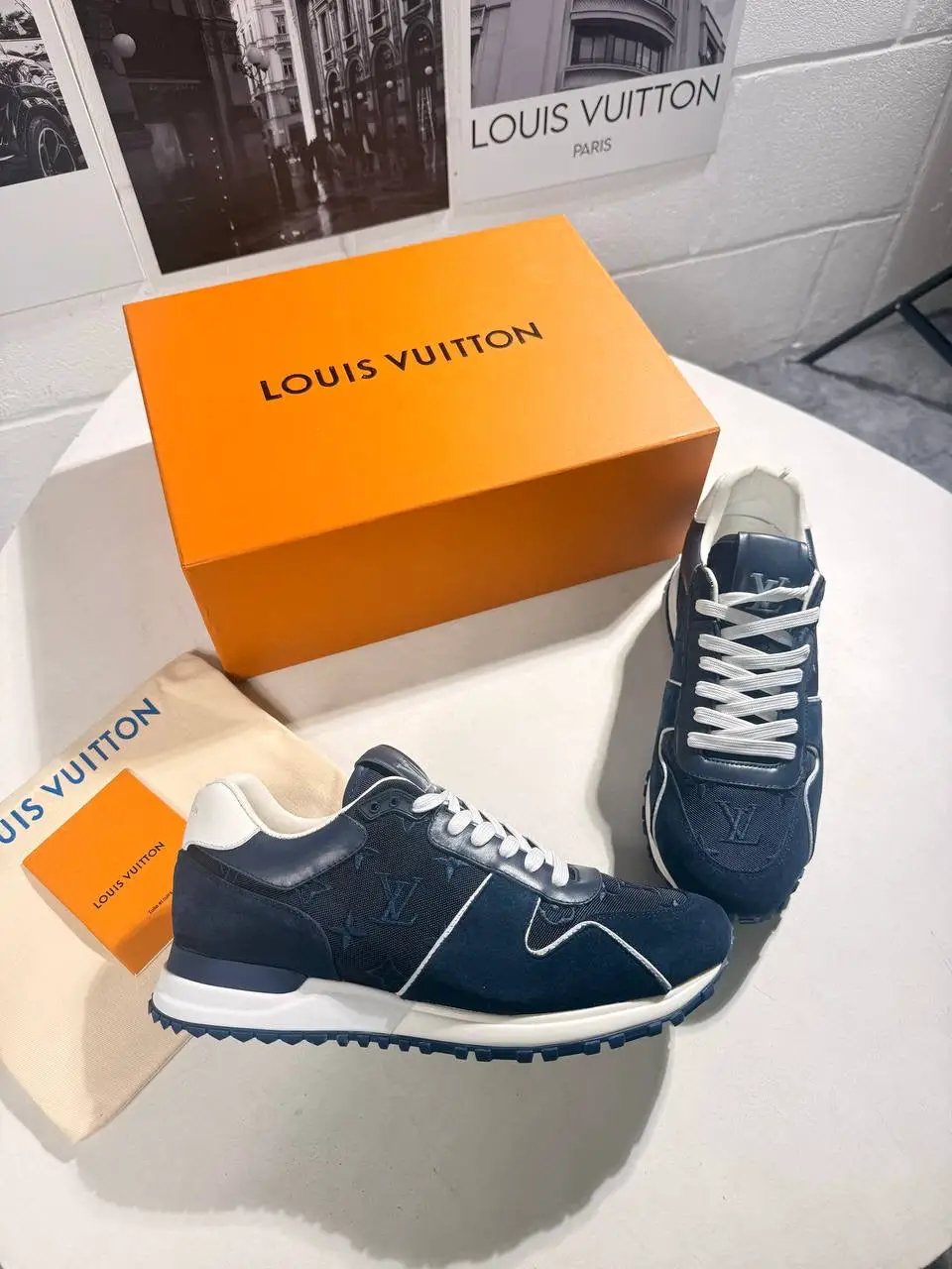 LVE RUN AWAY TRAINERS NAVY Stock supplier