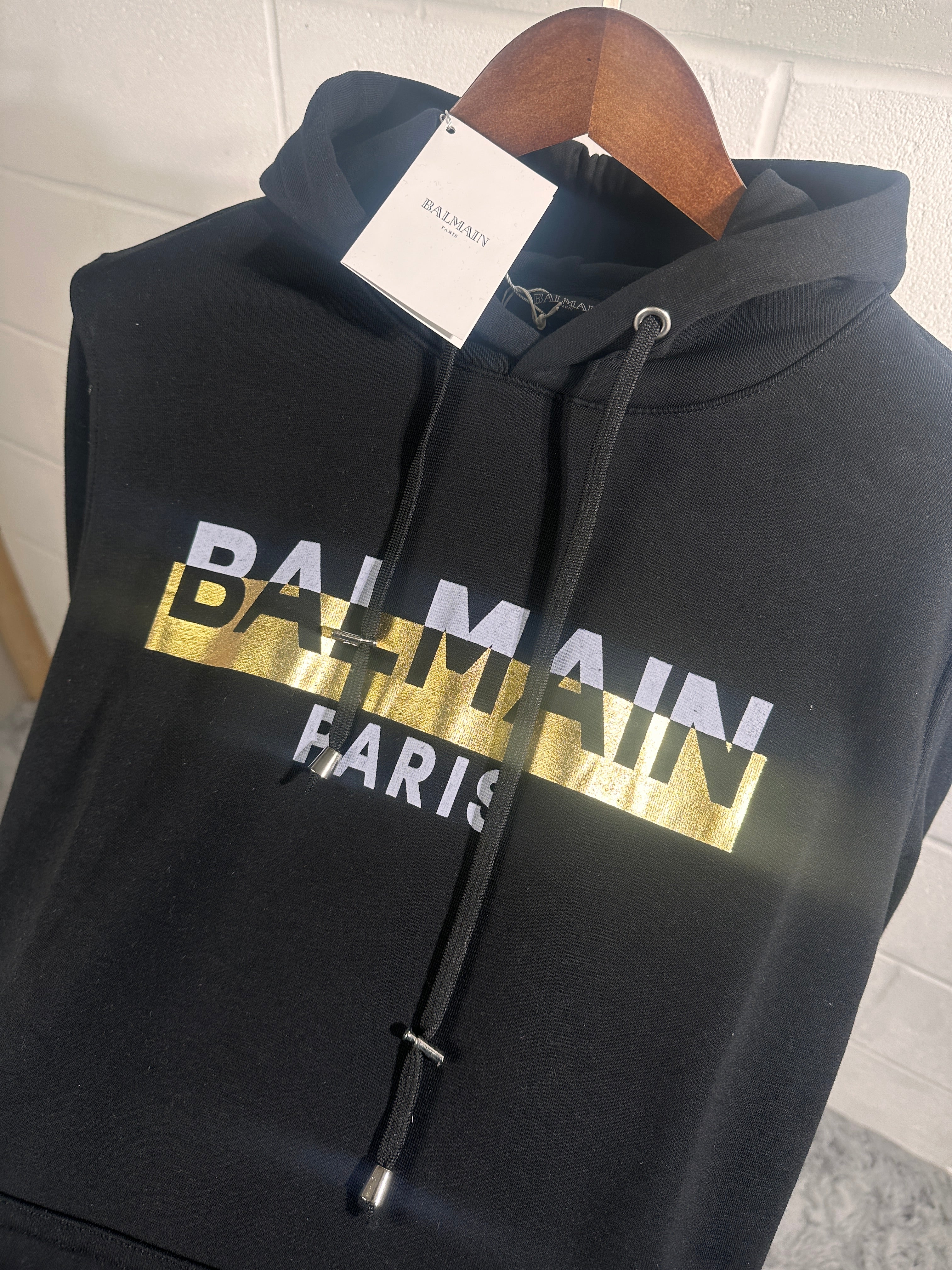 Balmain hoodie black