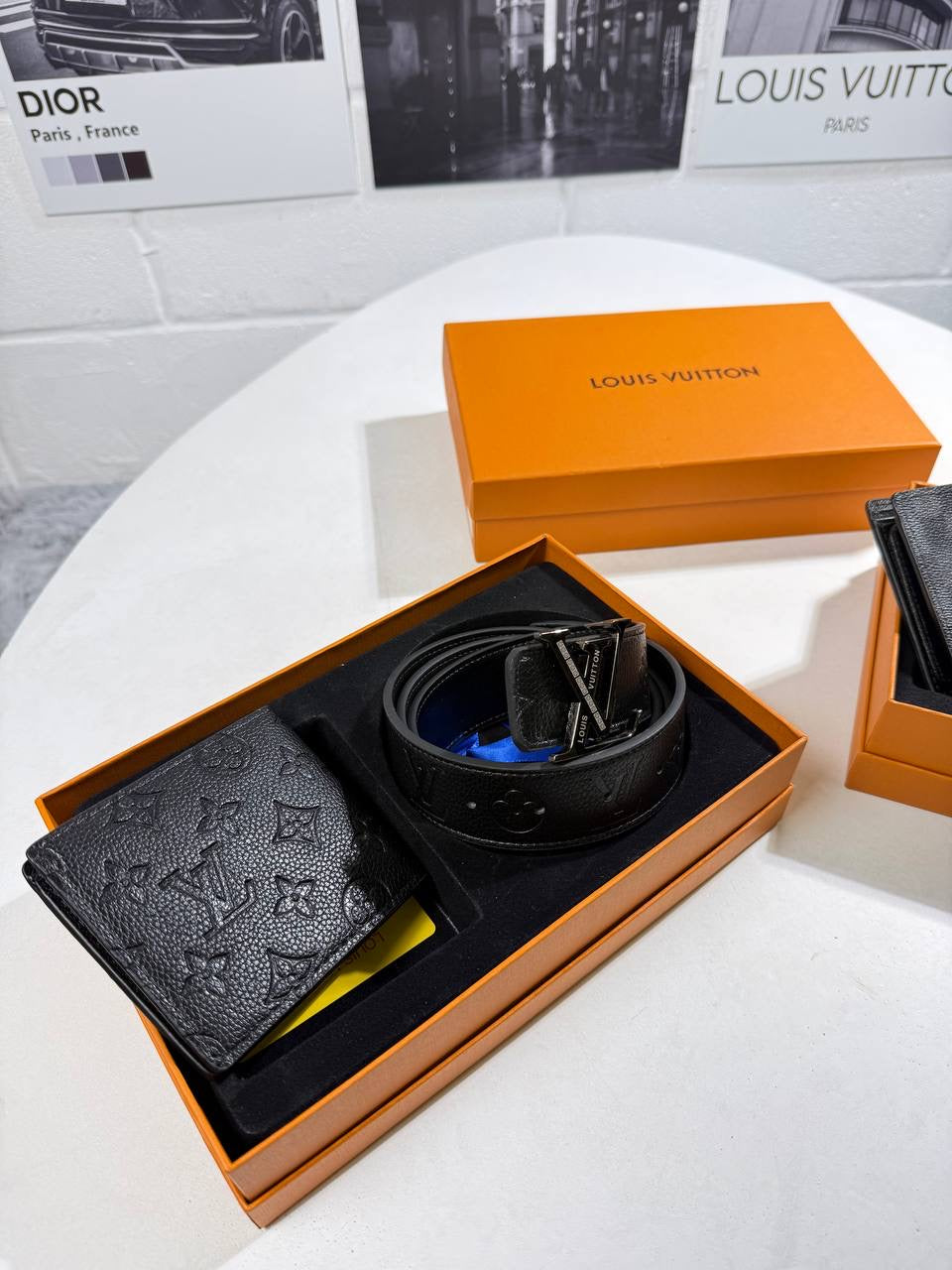 LVE WALLET & BELT GIFT SET