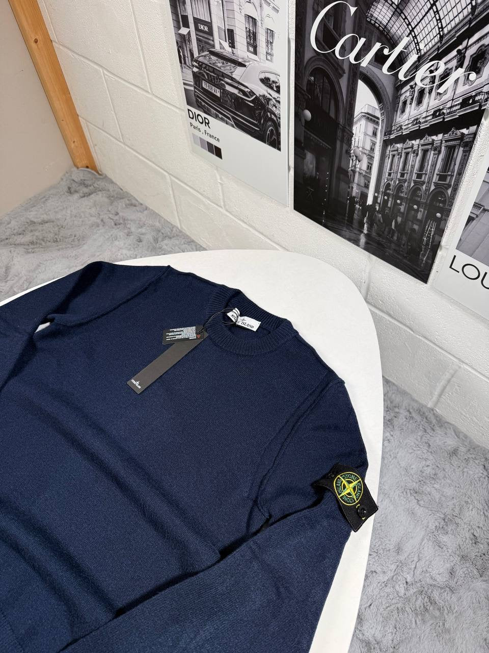 SI KNITTED JUMPER NAVY