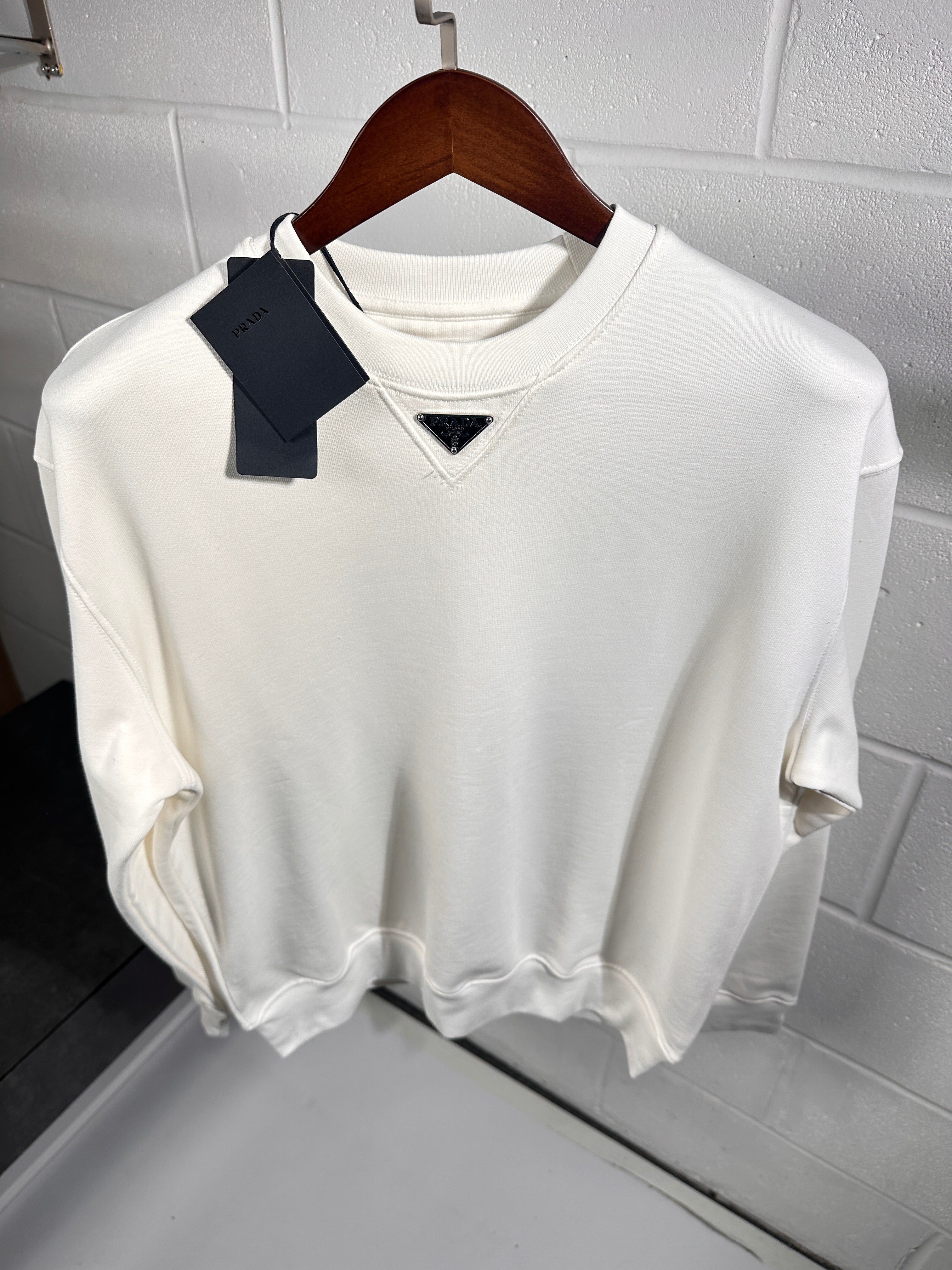 Prada sweatshirt white