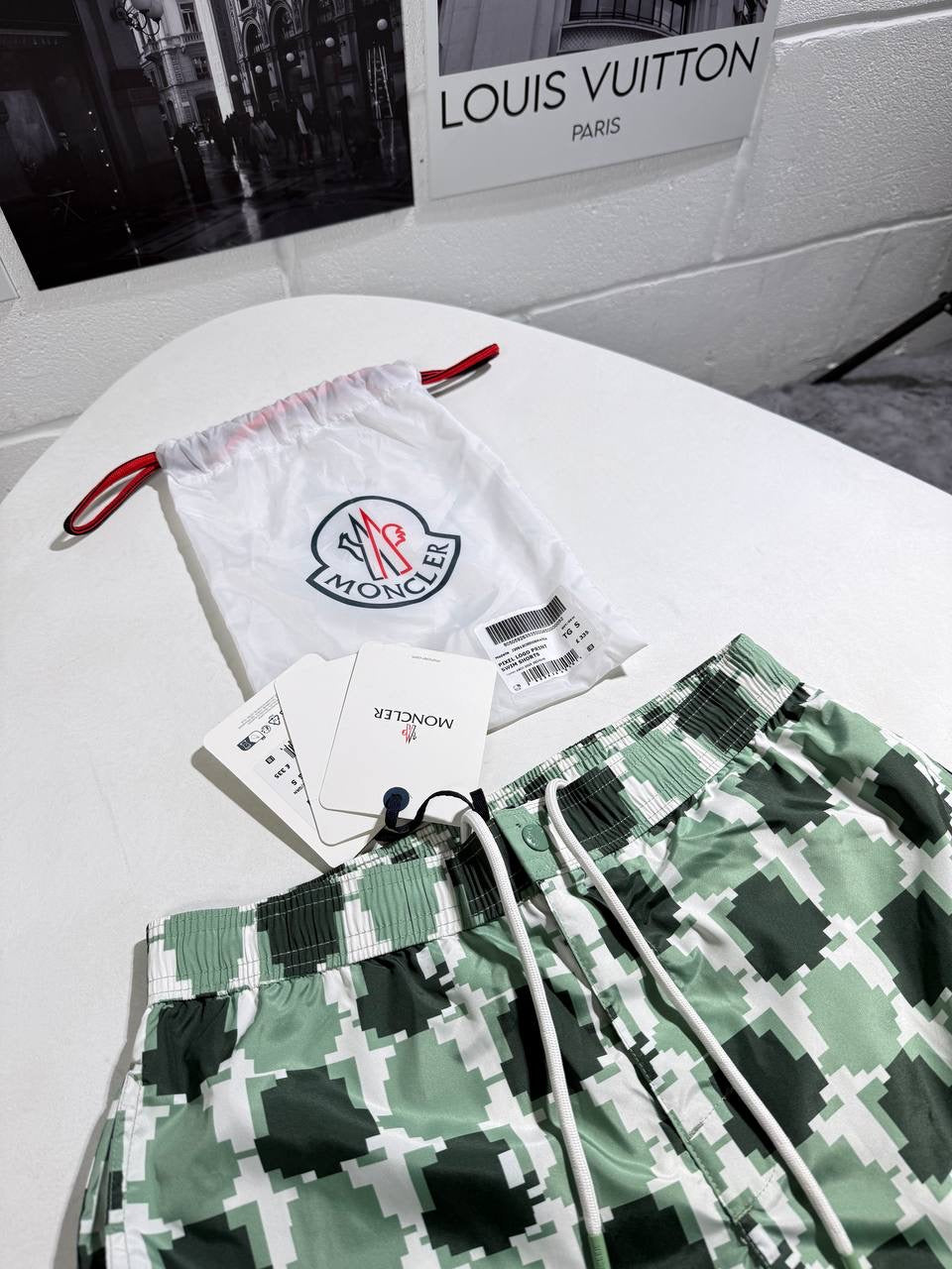 MNCLR PIXELATED PRINT SHORTS