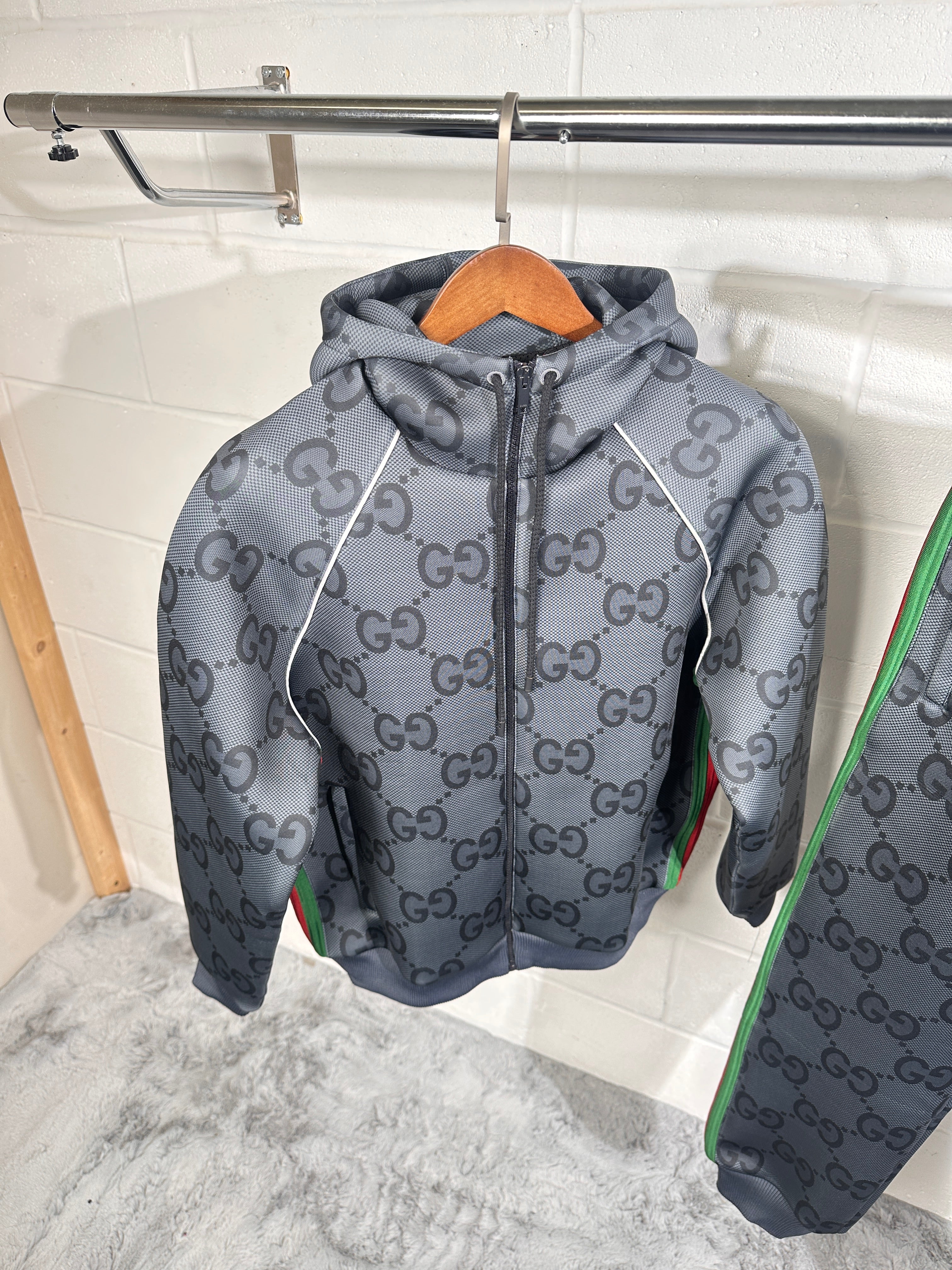 Gucci tracksuit grey