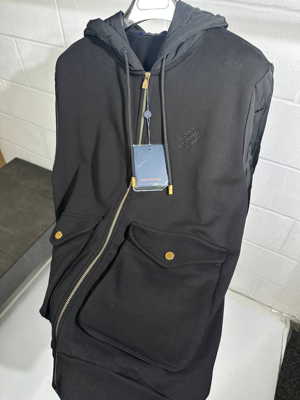 Louis Vuitton signature zipped hoodie