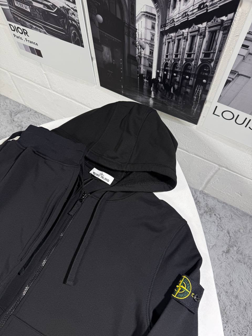 SI FULL ZIP TRACKSUIT BLACK