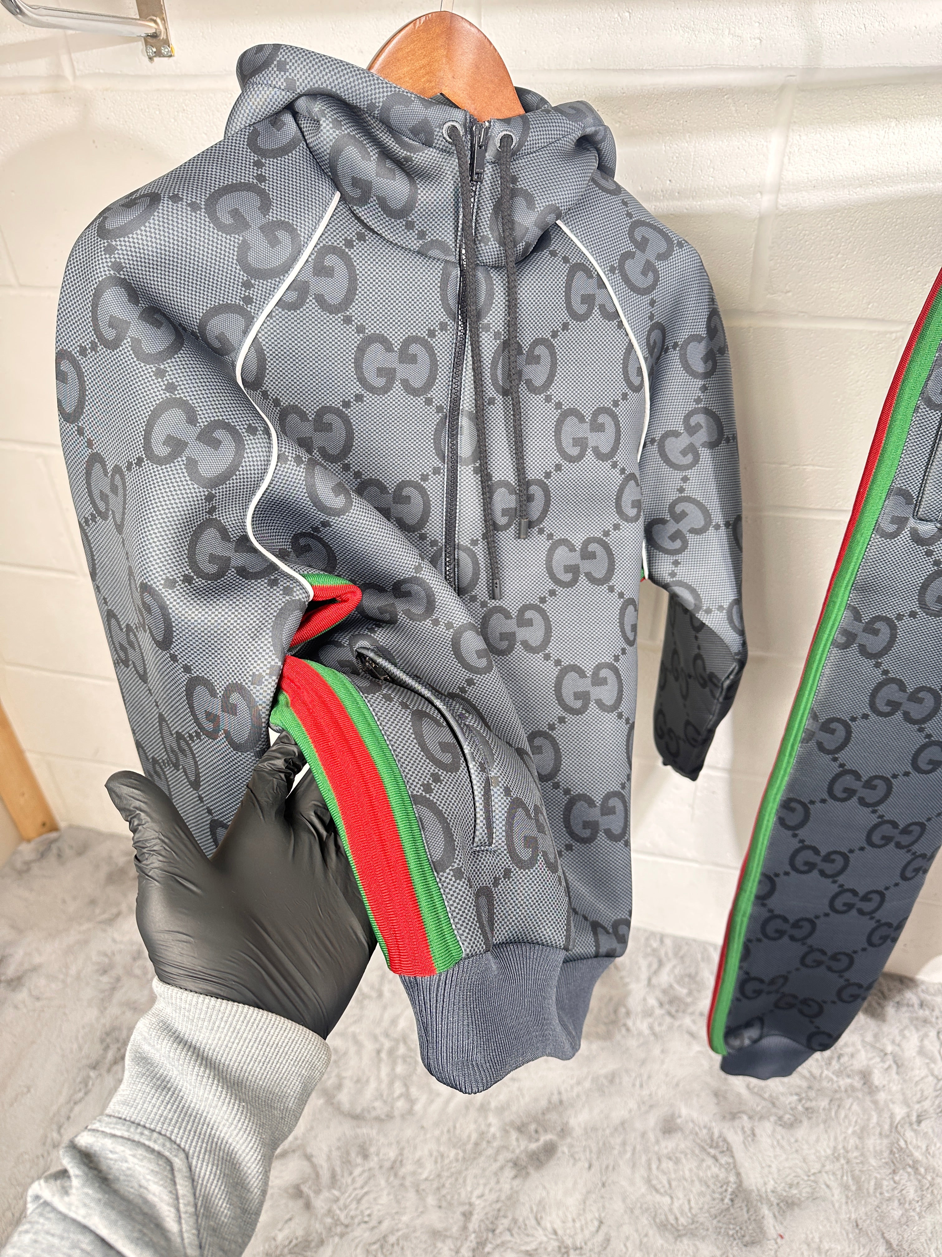 Gucci tracksuit grey