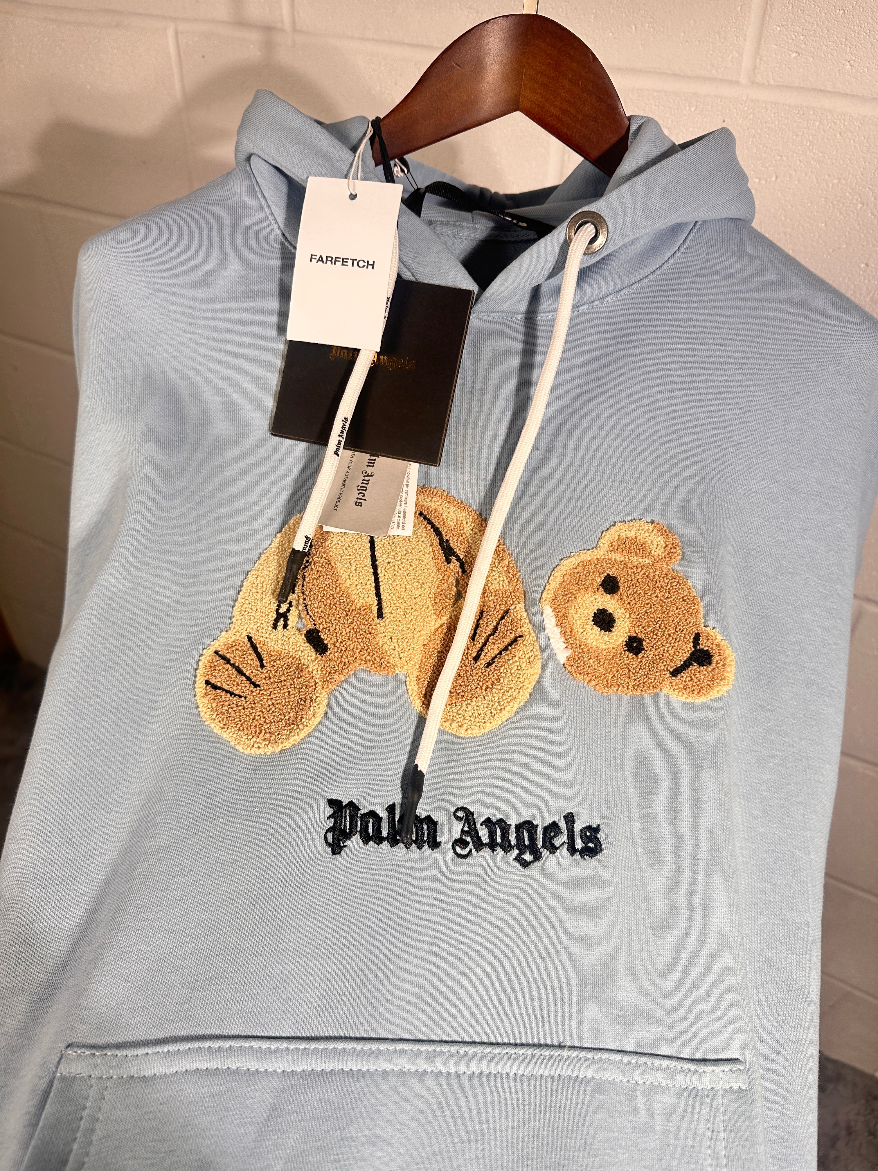 Palm angels hoodie blue