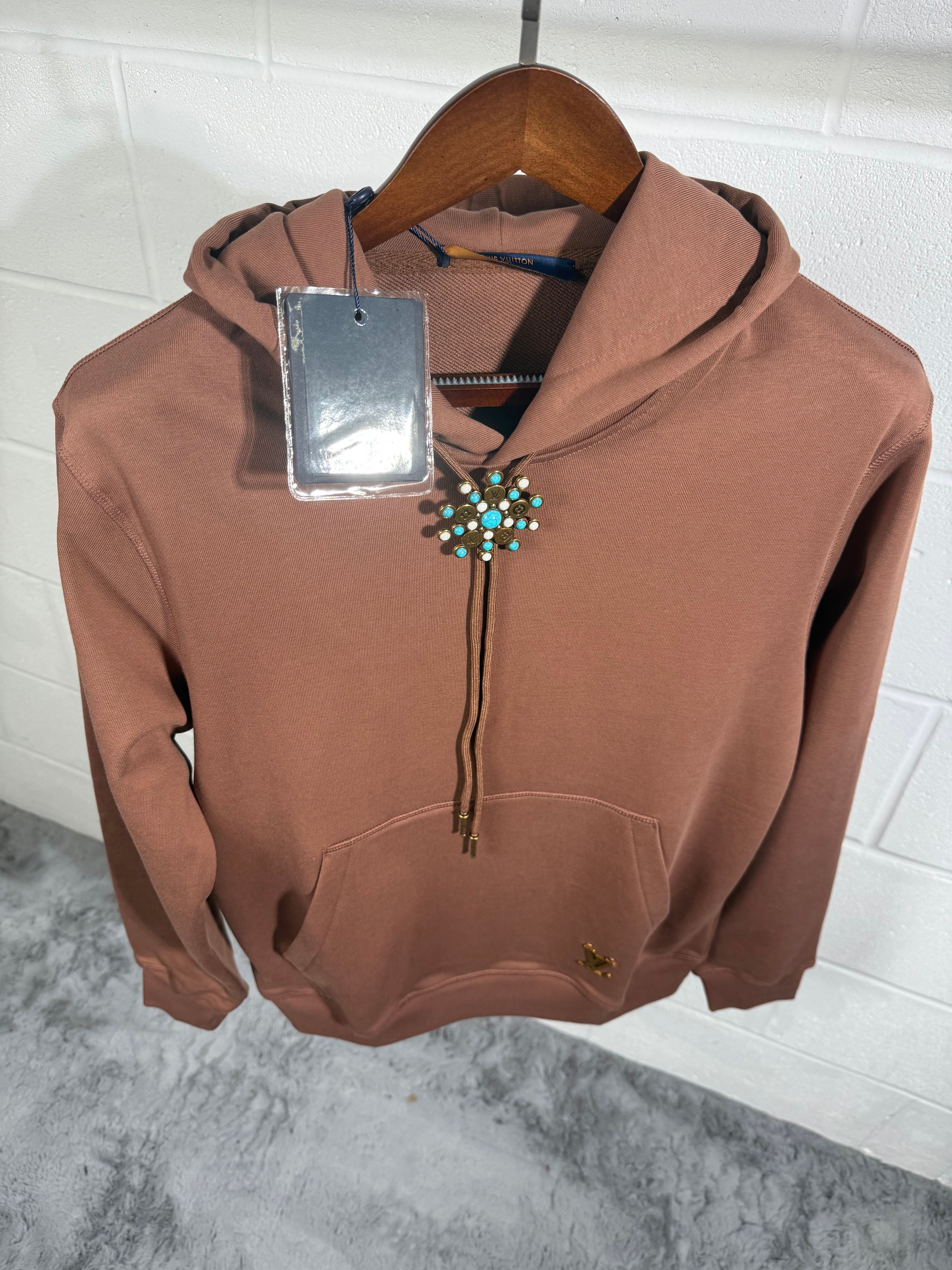 Lv hoodie brown