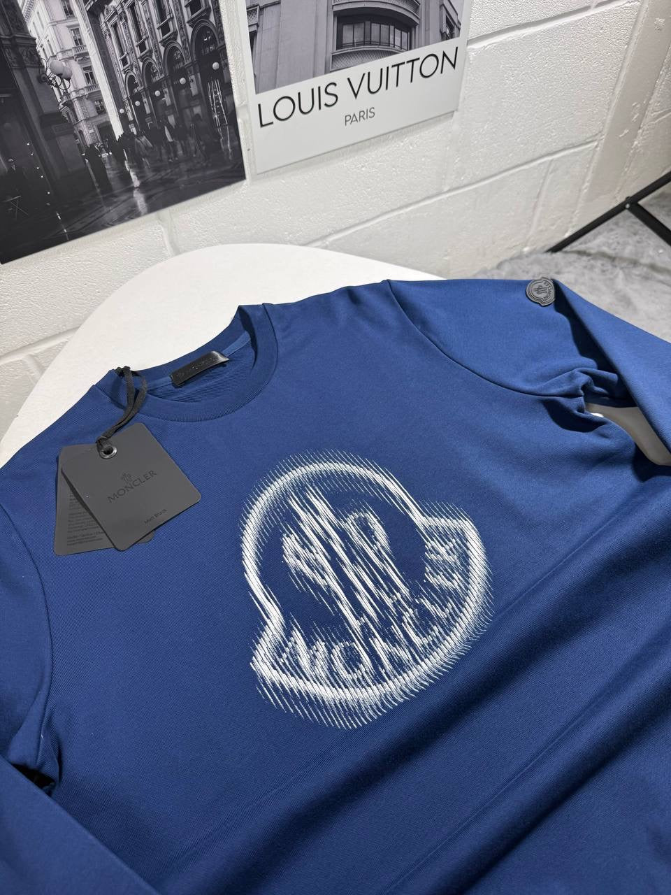 MNCLR CREWNECK SWEATSHIRT NAVY