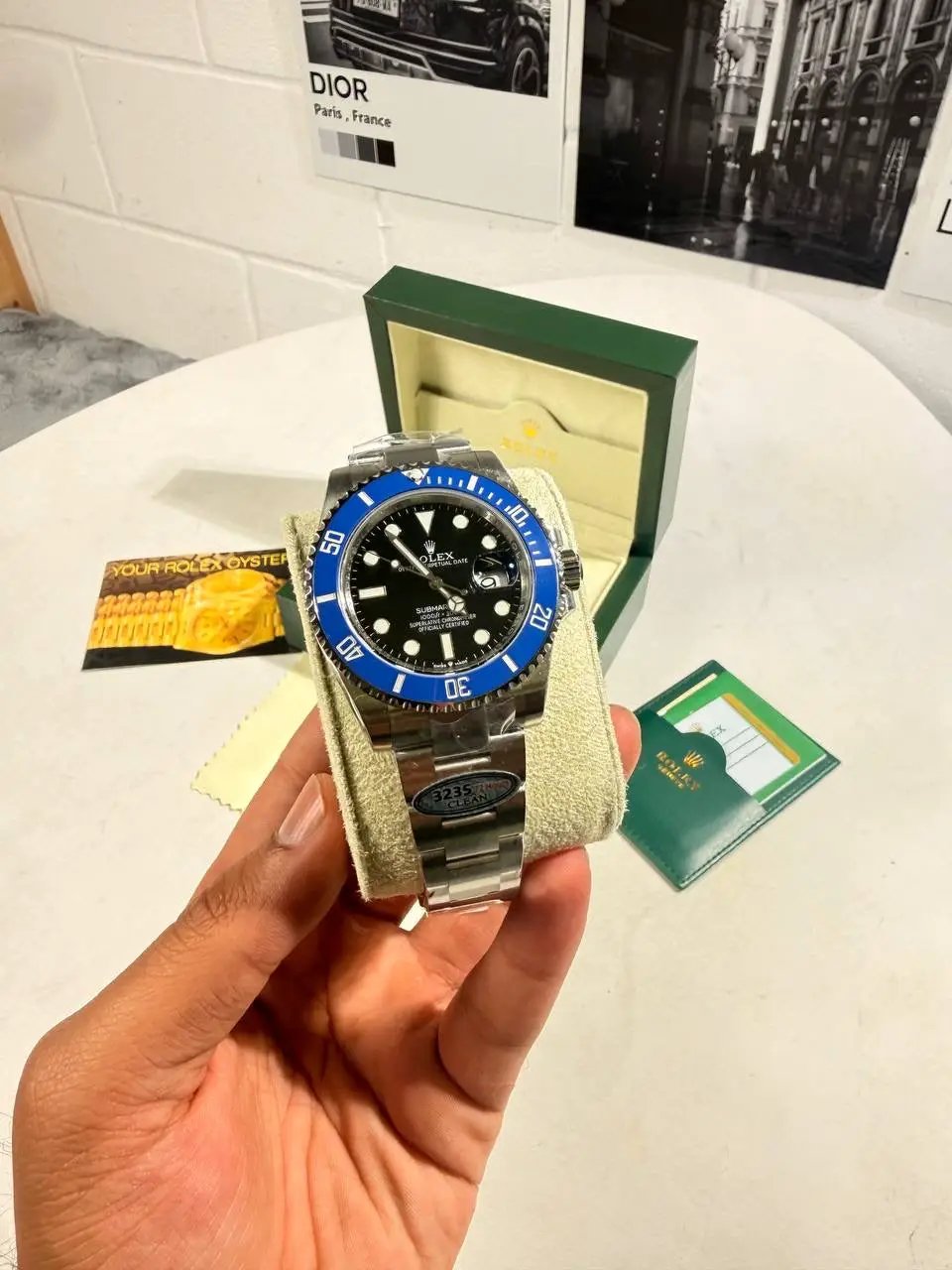 SUBMARINER DATE SMURF WATCH by Stock supplier