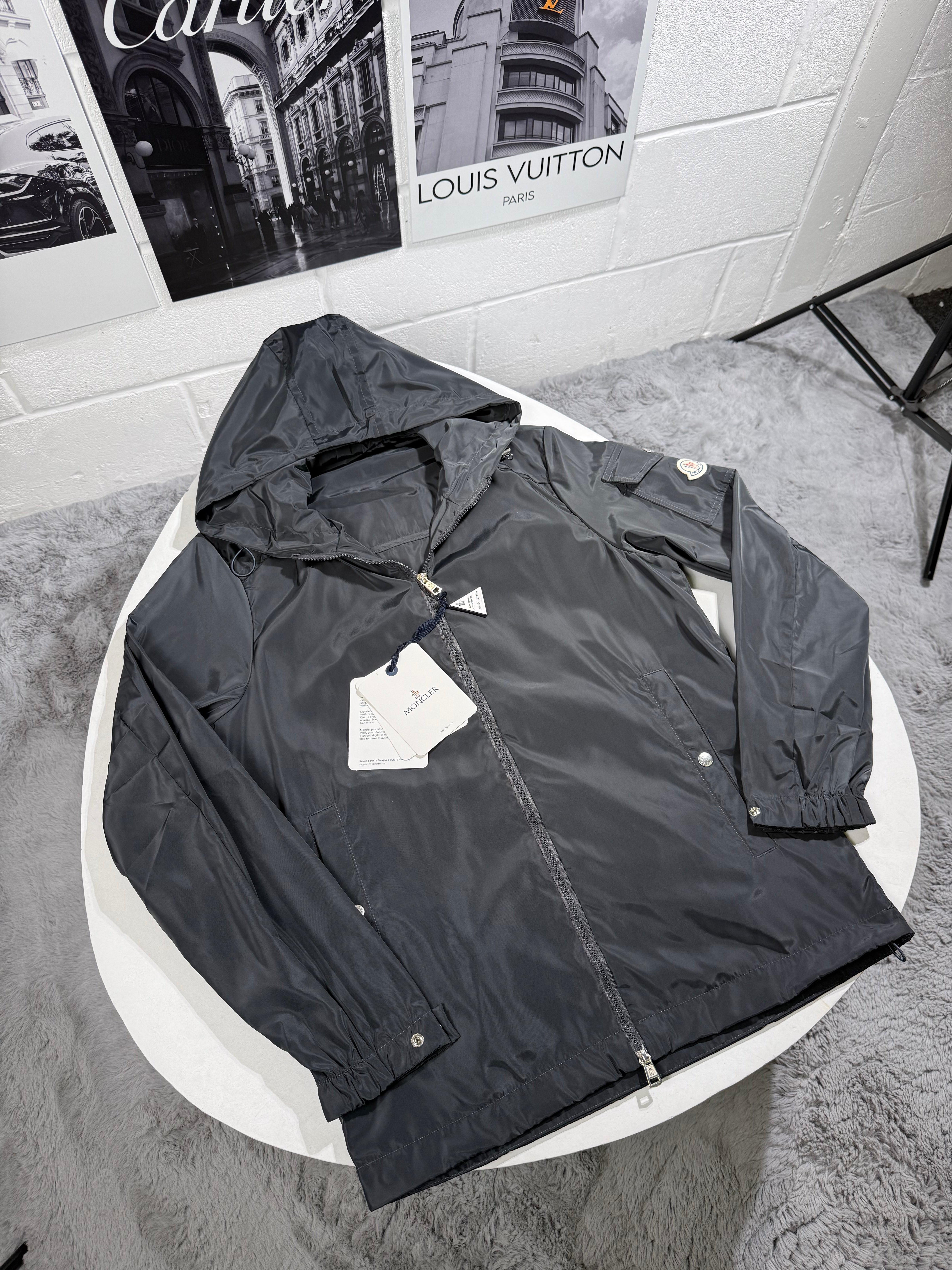 MNCLR POCKET LOGO JACKET GREY