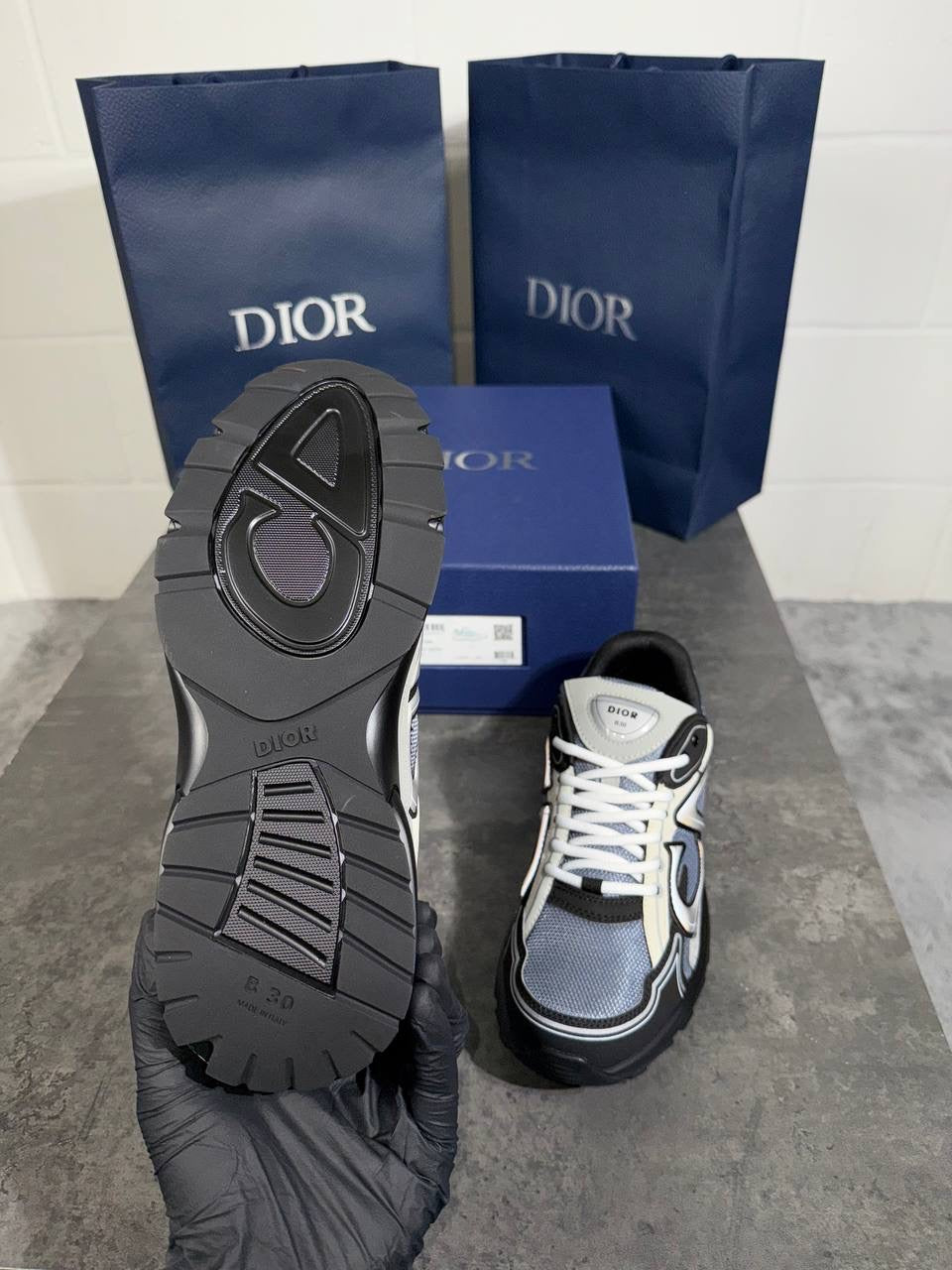 B30 BLUE & GREY MESH