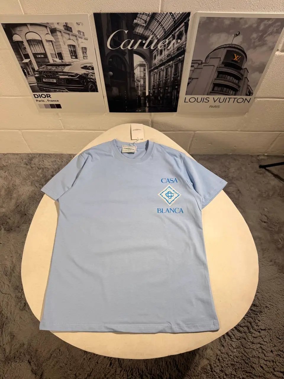 CASA TSHIRT BLUE Stock supplier