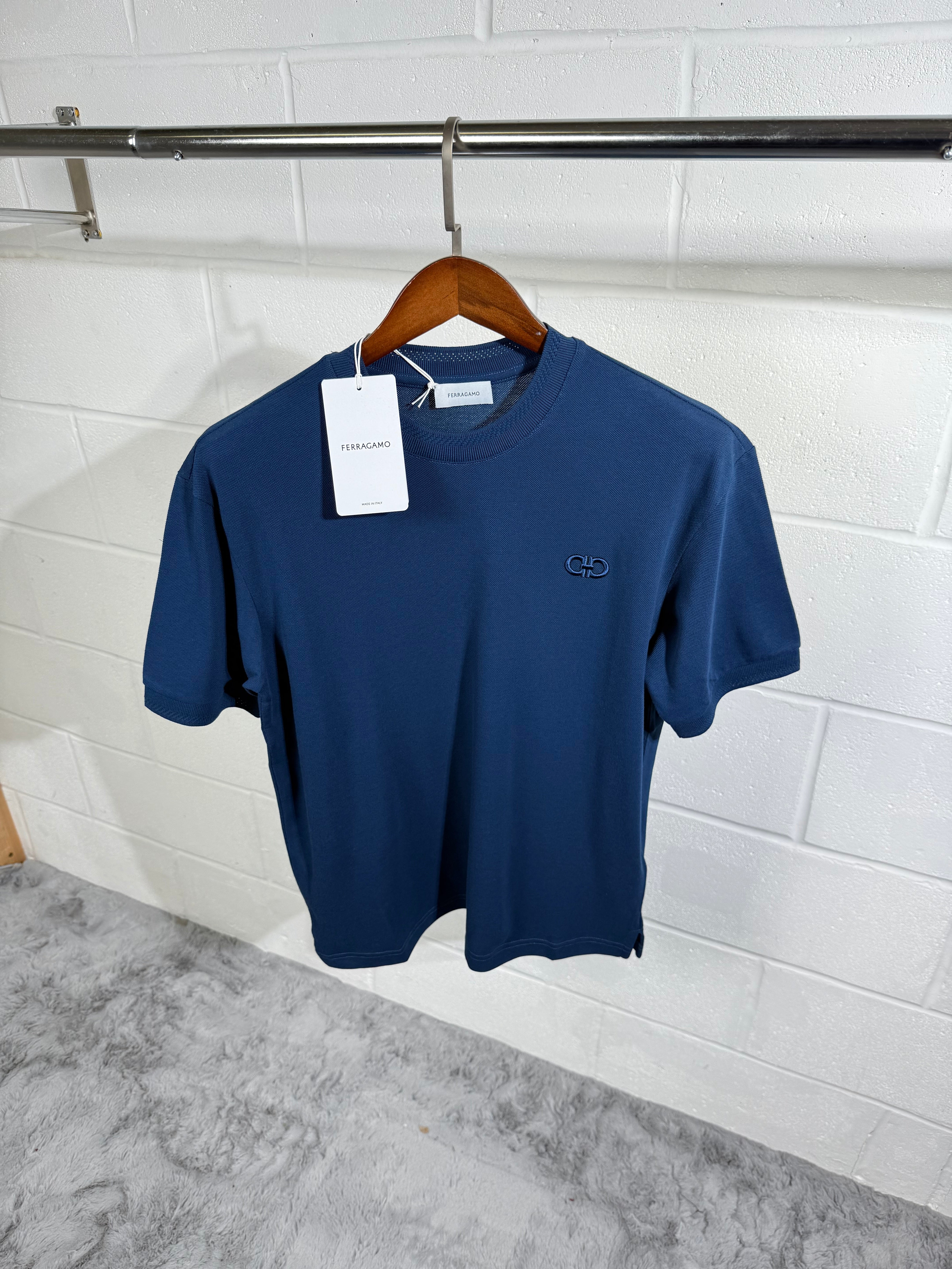 Ferragamo tee navy