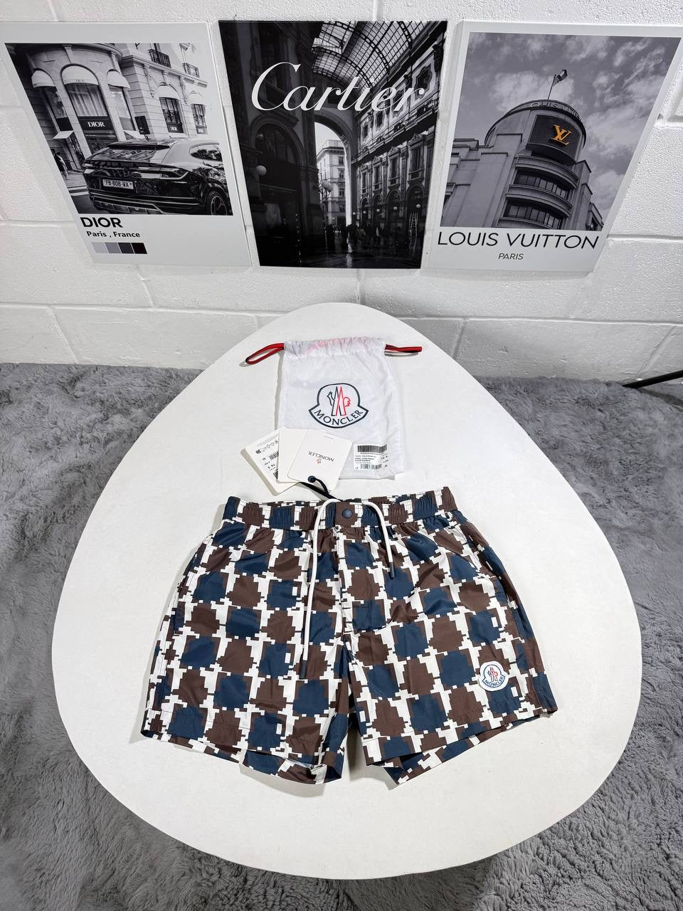 MNCLR PIXELATED PRINT SHORTS