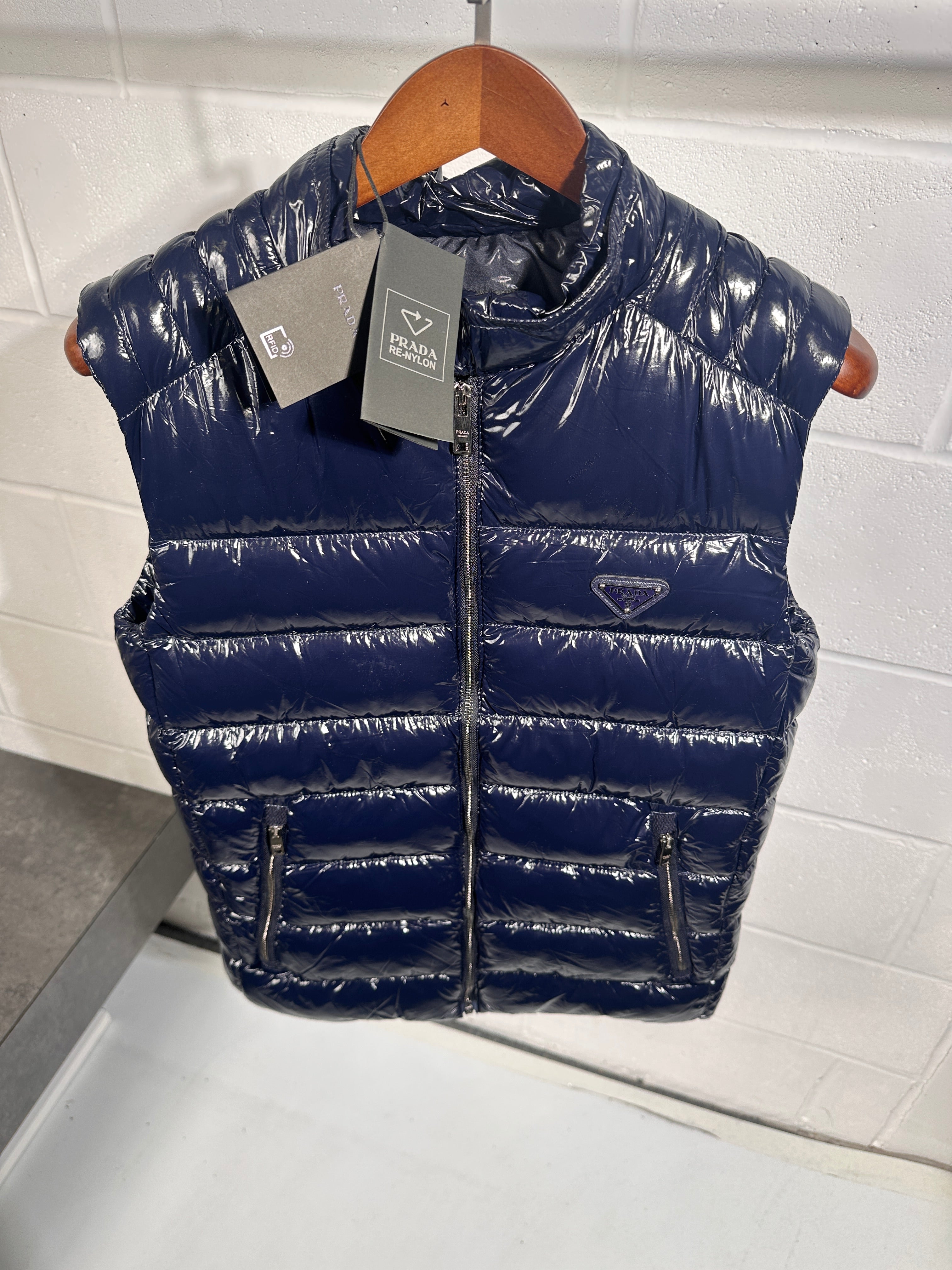 Prada body warmer navy