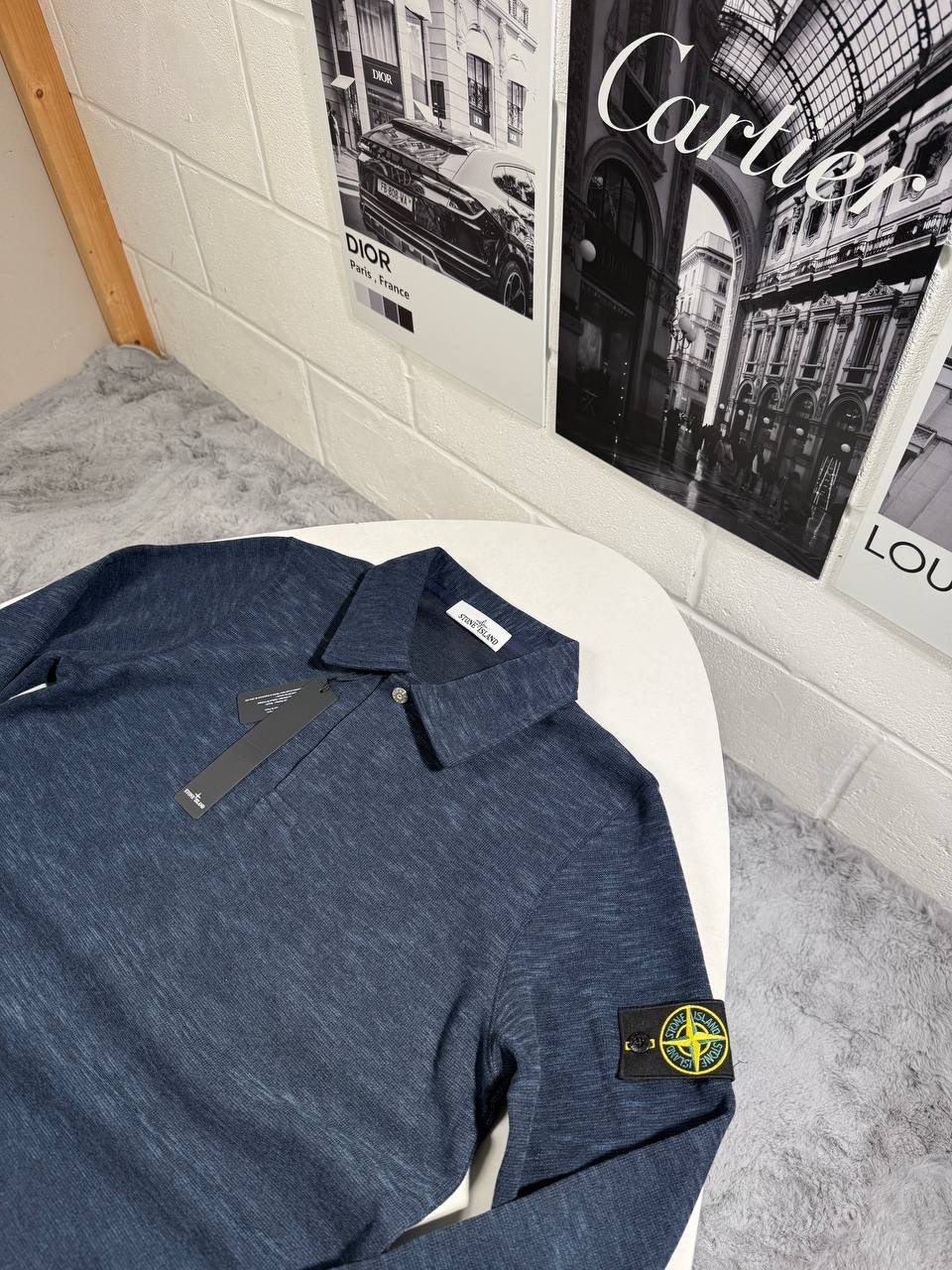 SI COLLARD JUMPER NAVY