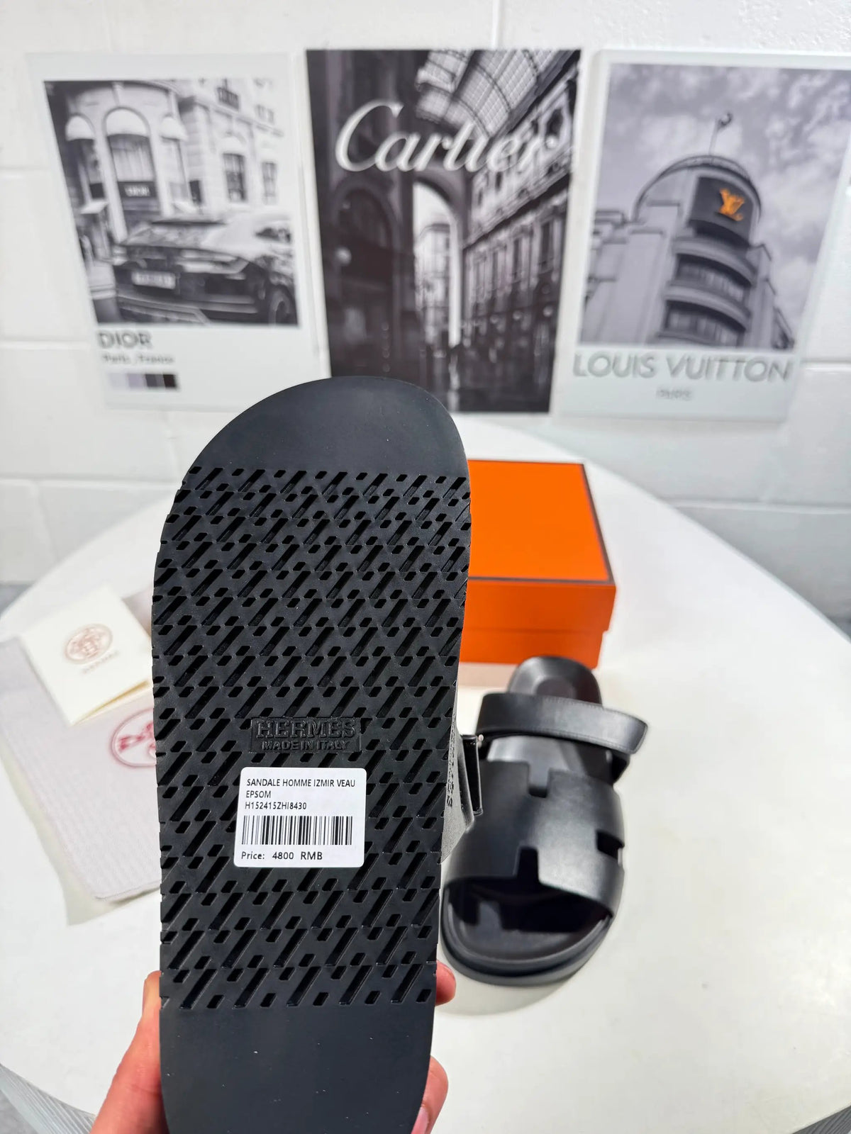 HRMS BLACK SLIDES MENS Stock supplier