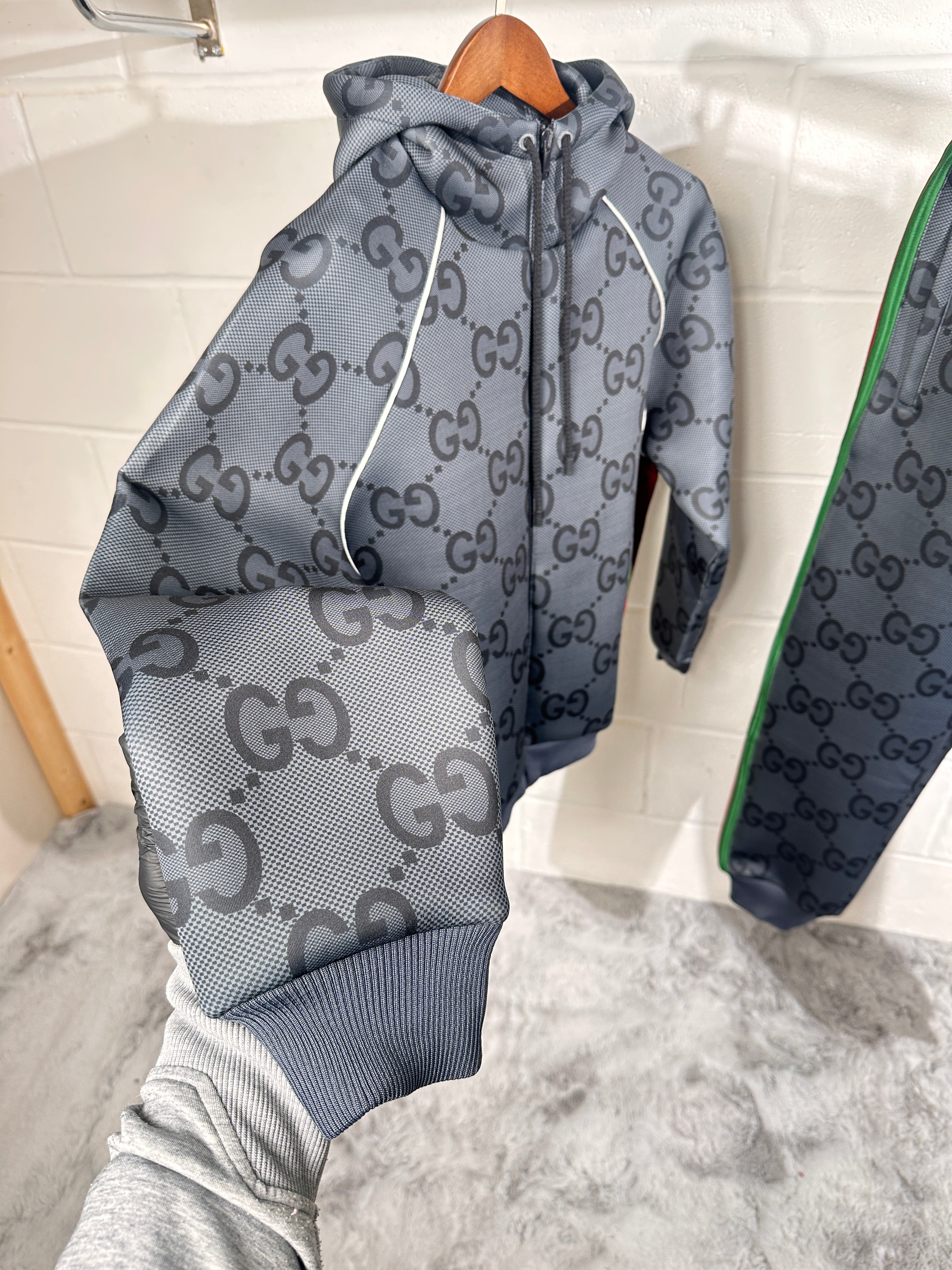 Gucci tracksuit grey