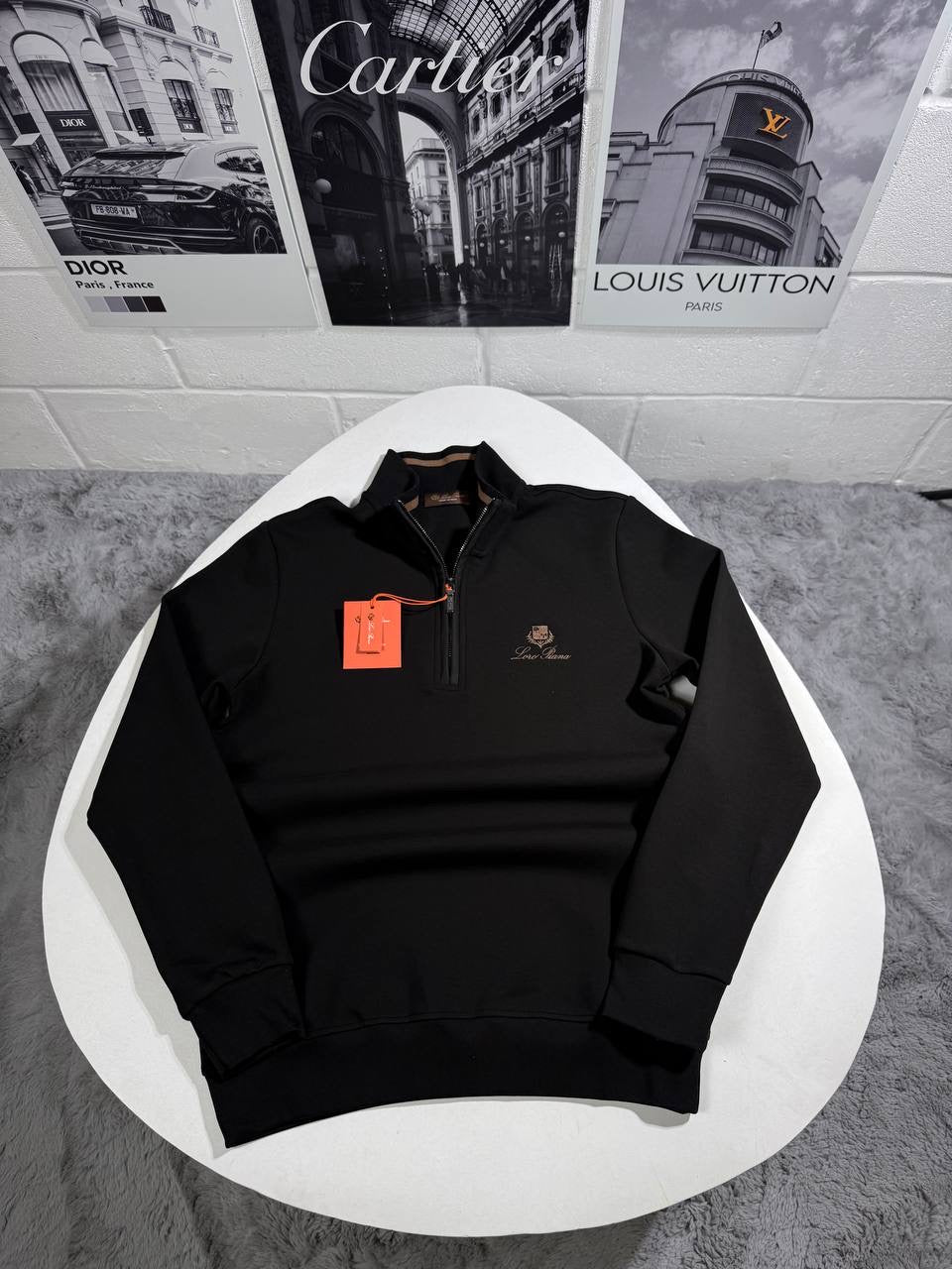 LORO P. HALF ZIP JUMPER