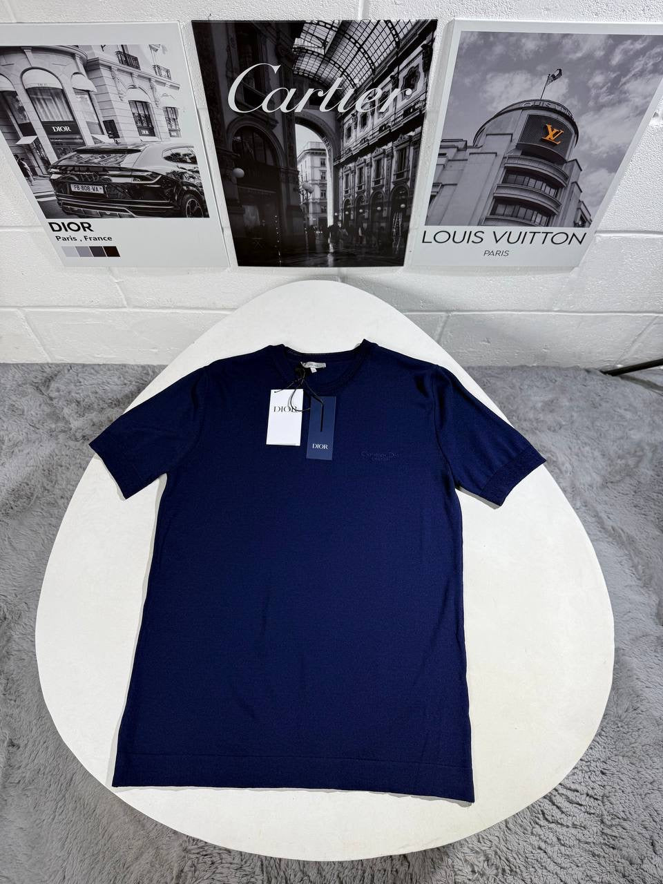 IOR KNITTED LOGO TSHIRT