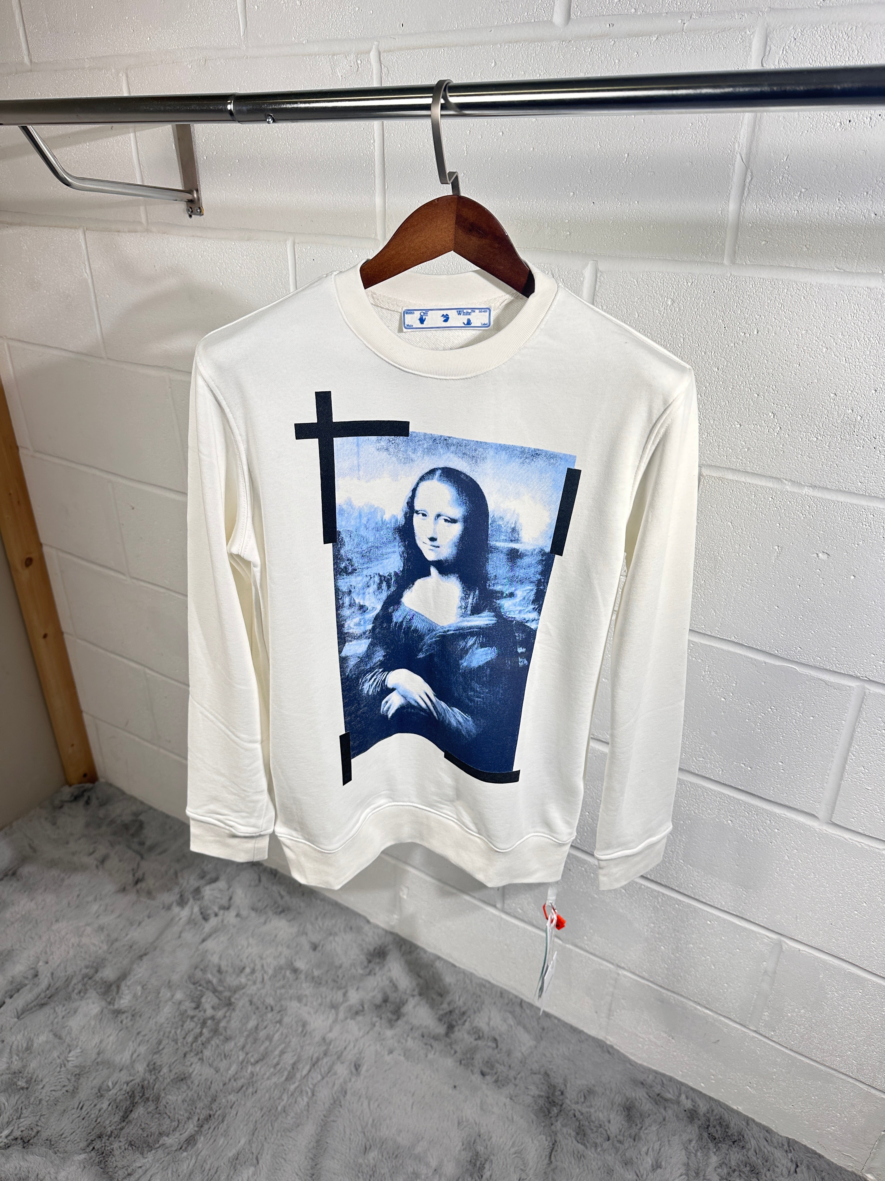 OFF white Mona Lisa sweatshirt white