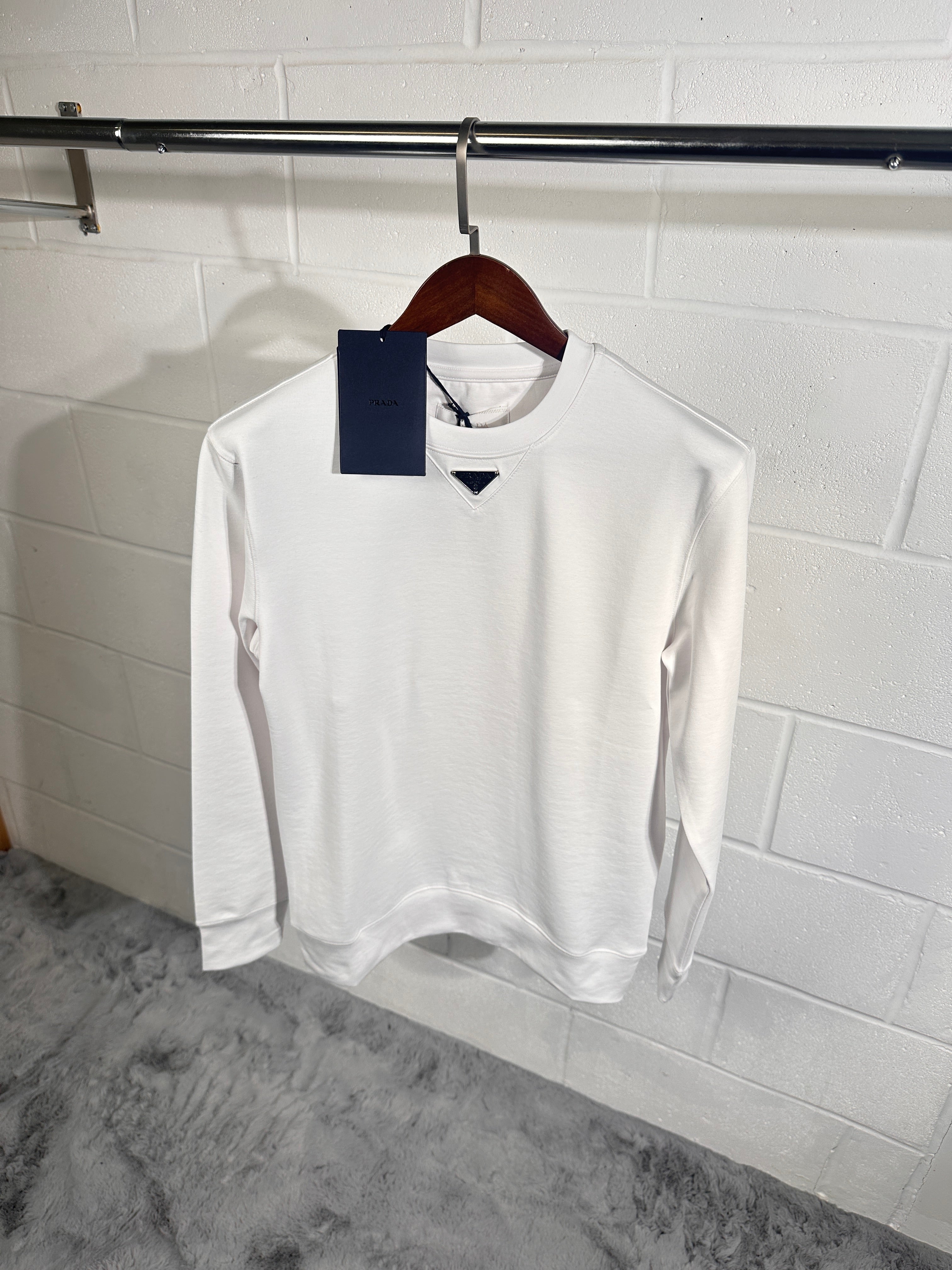 Prada sweatshirt white