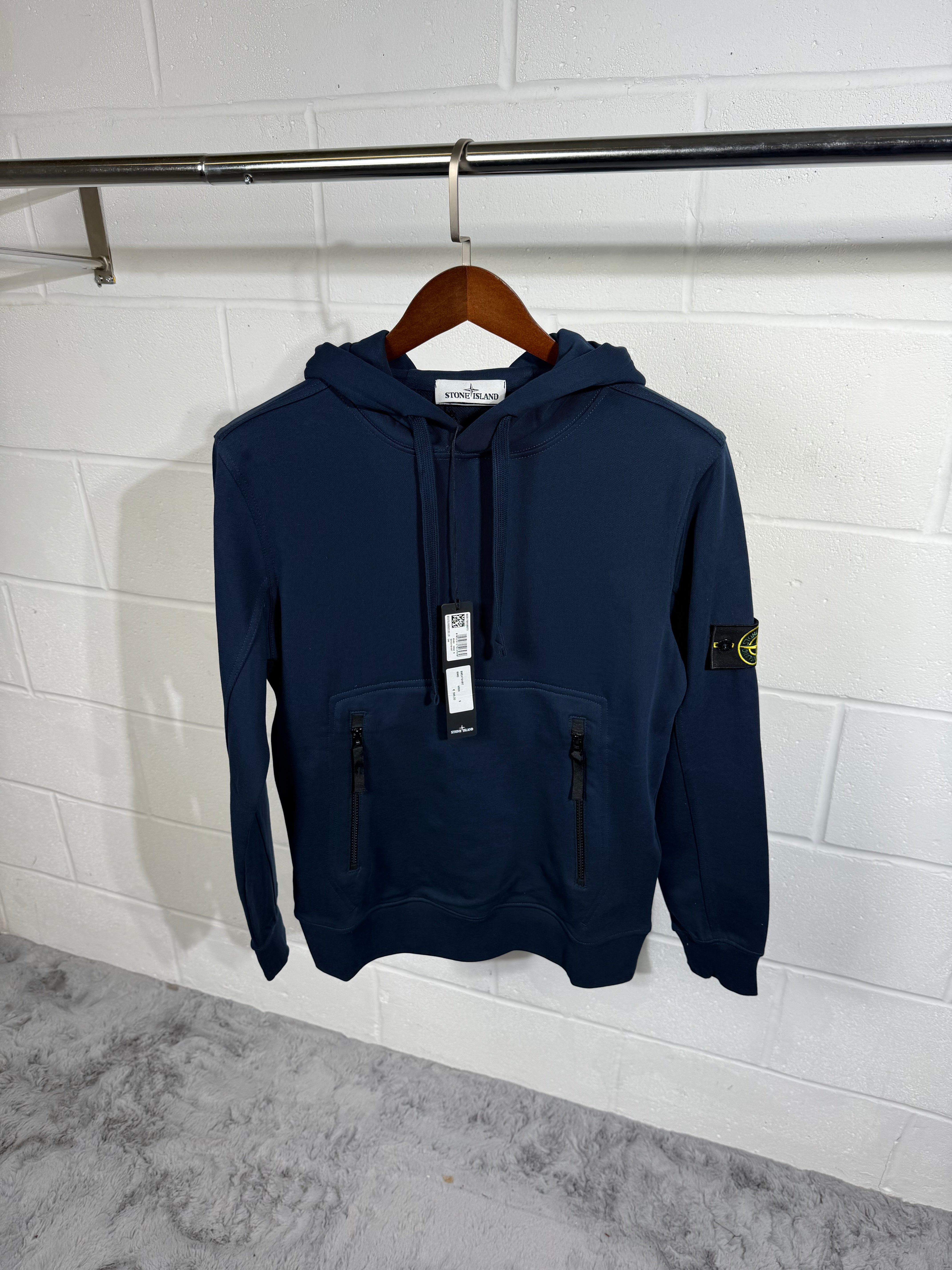 SI ZIP UP HOODIE navy