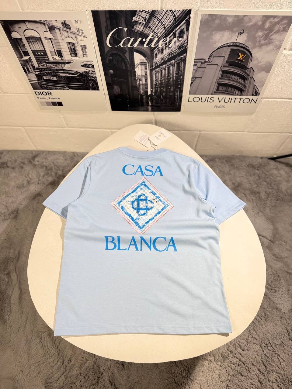CASA T SHIRT BABY BLUE