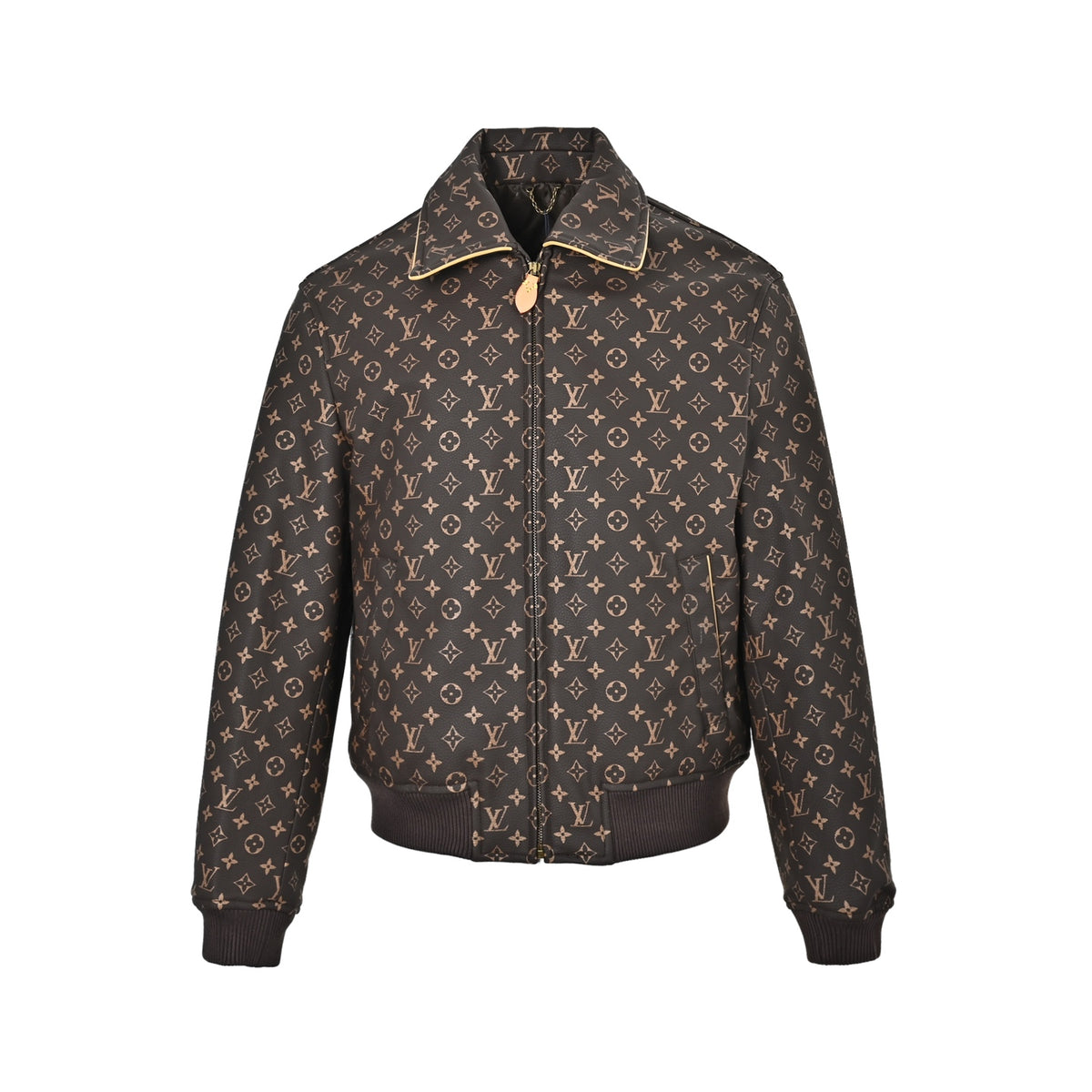 LVE MONOGRAM LEATHER JACKET  (Pre-order)