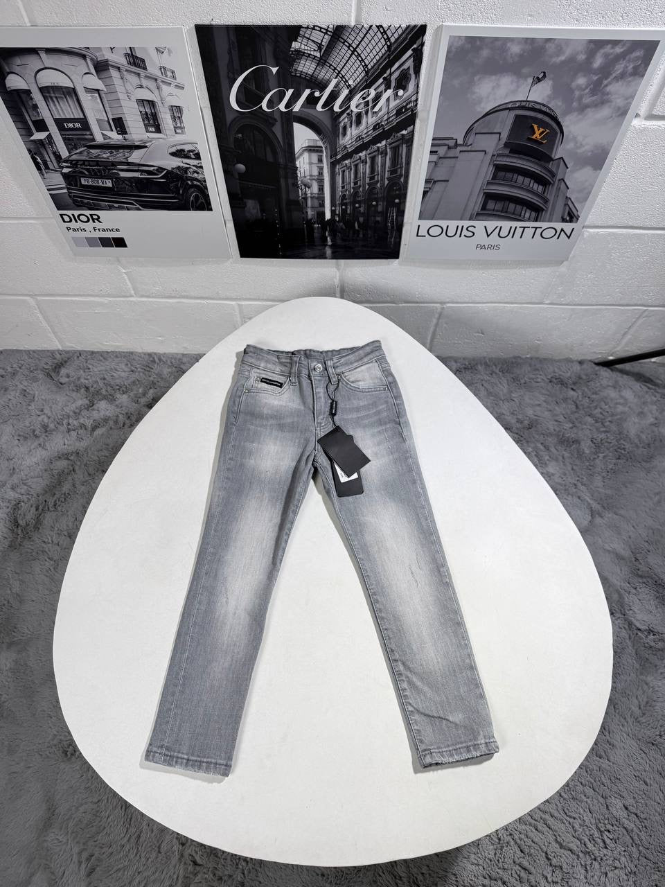 D&G KIDS JEANS LITE GREY