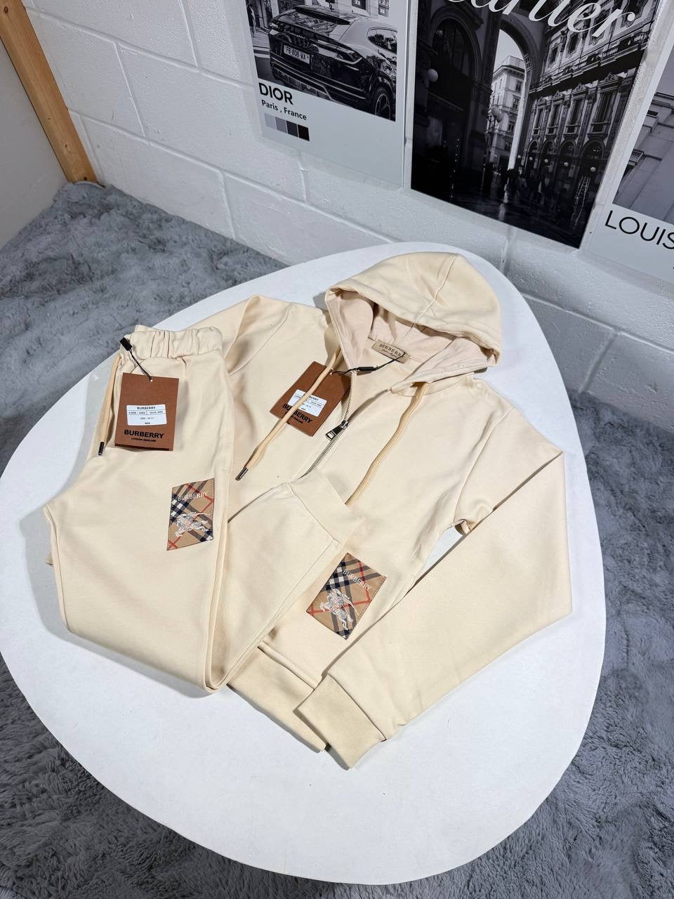 BURB KIDS TRACKSUIT BEIGE
